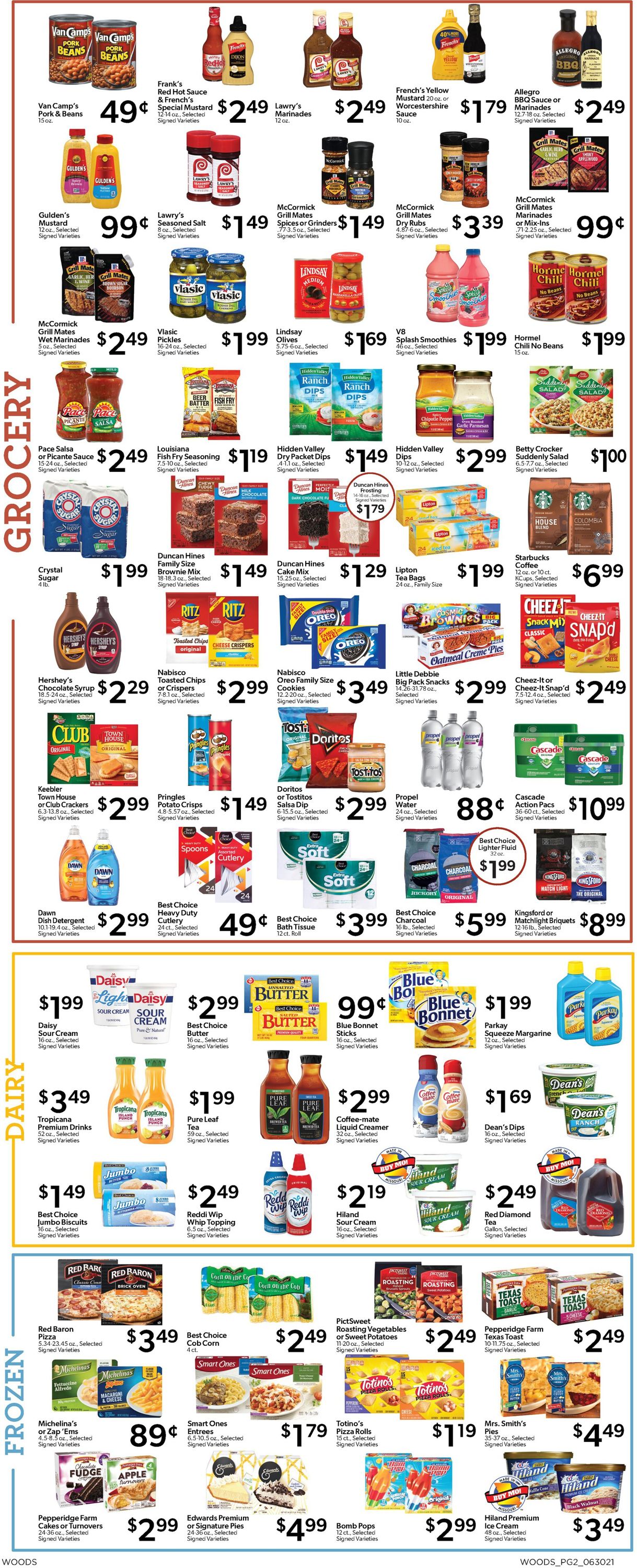 Woods Supermarket Weekly Ad Circular - valid 06/30-07/06/2021 (Page 2)