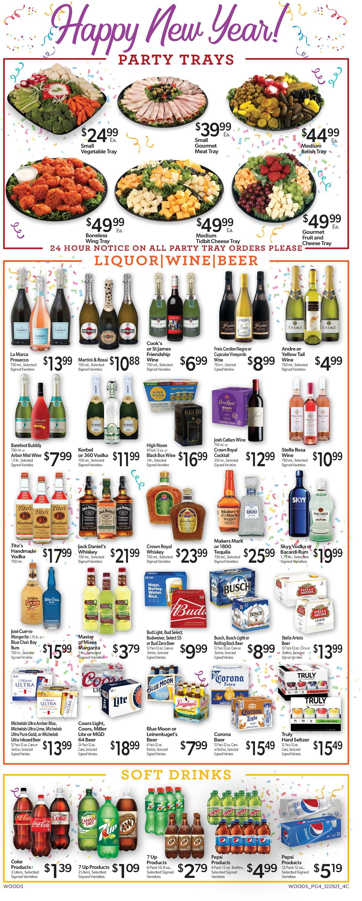 Woods Supermarket Weekly Ad Circular - valid 12/29-01/04/2022 (Page 4)