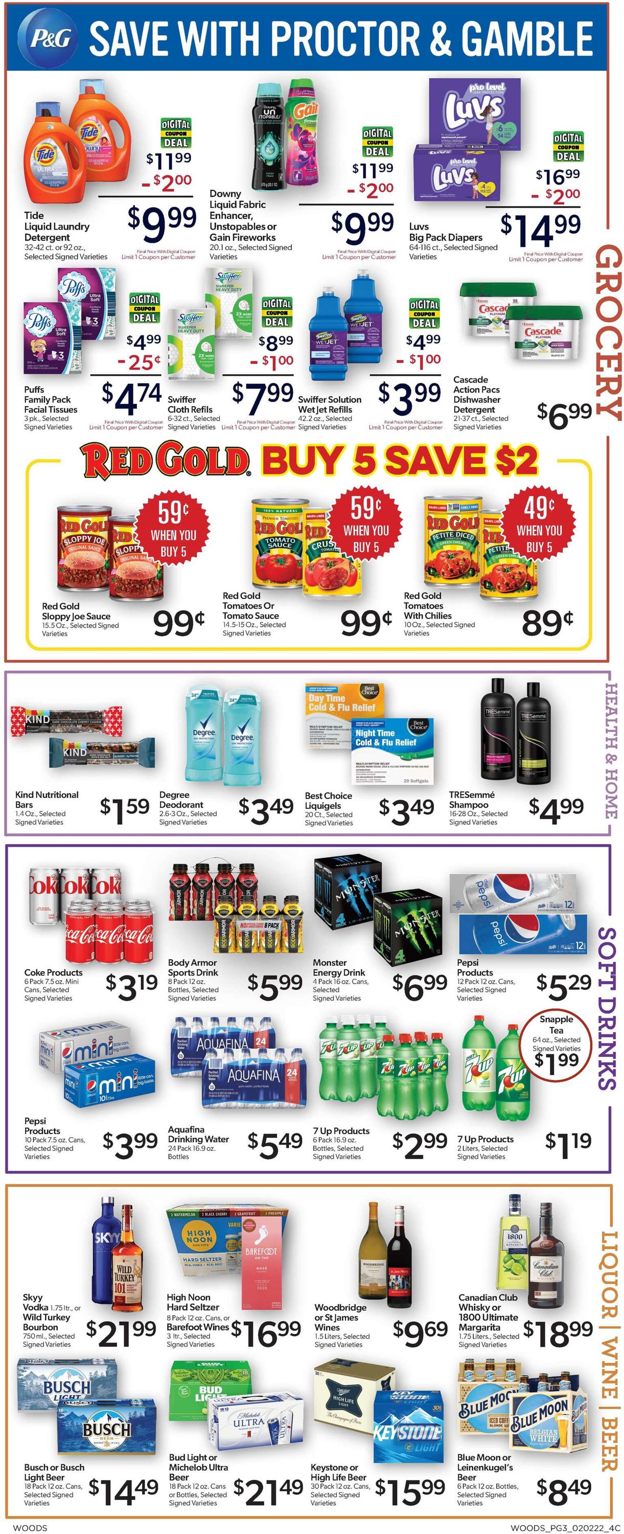 Woods Supermarket Weekly Ad Circular - valid 02/02-02/08/2022 (Page 3)