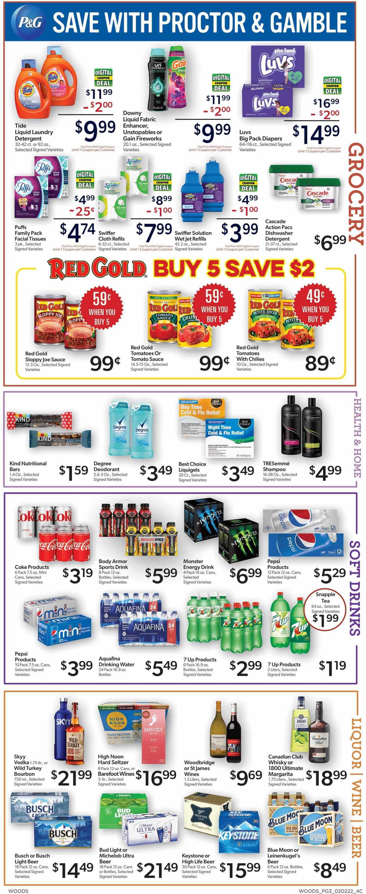 Woods Supermarket Weekly Ad Circular - valid 02/09-02/15/2022 (Page 3)