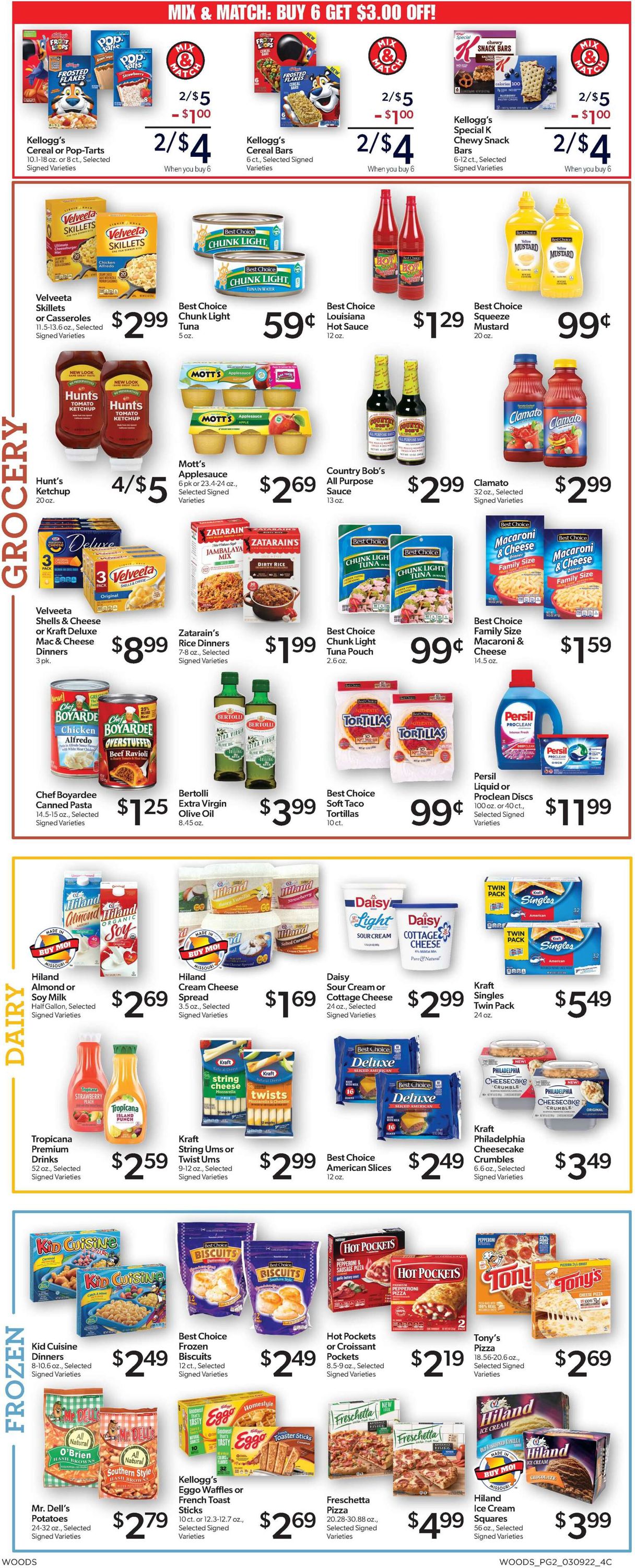 Woods Supermarket Weekly Ad Circular - valid 03/09-03/15/2022 (Page 2)