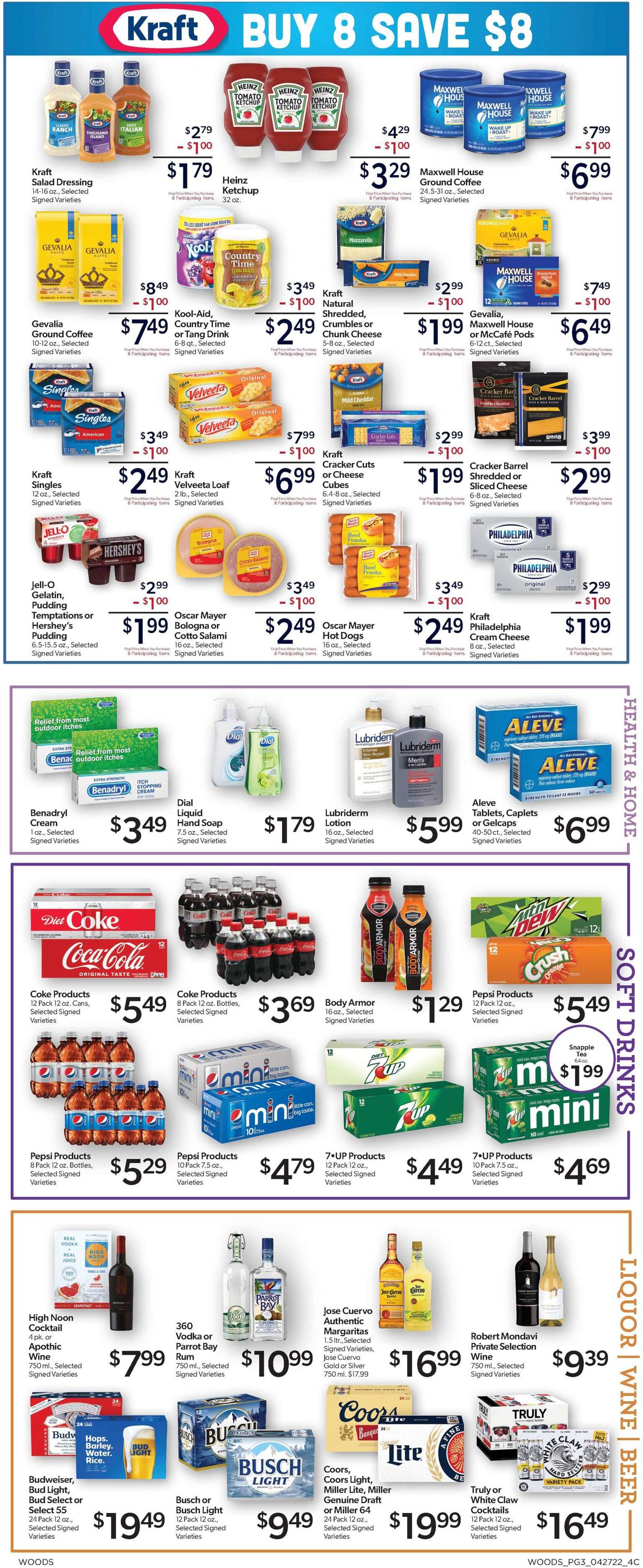 Woods Supermarket Weekly Ad Circular - valid 04/27-05/03/2022 (Page 3)