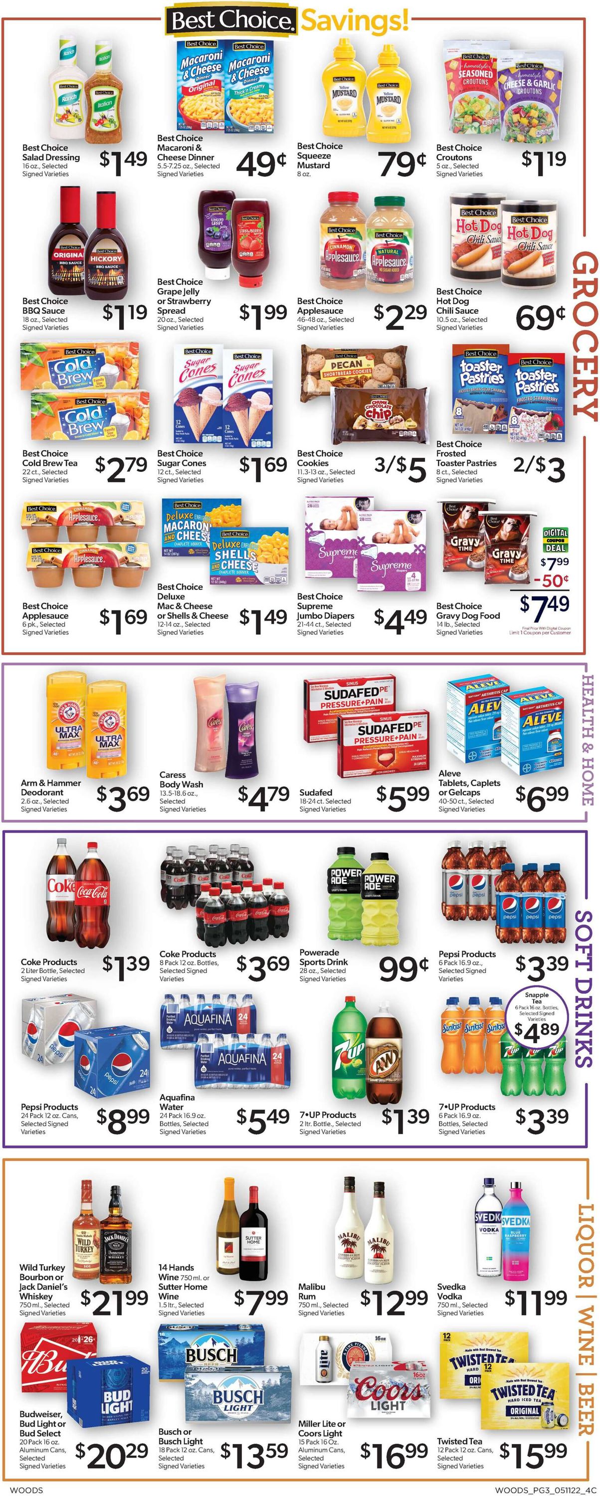 Woods Supermarket Weekly Ad Circular - valid 05/11-05/17/2022 (Page 3)