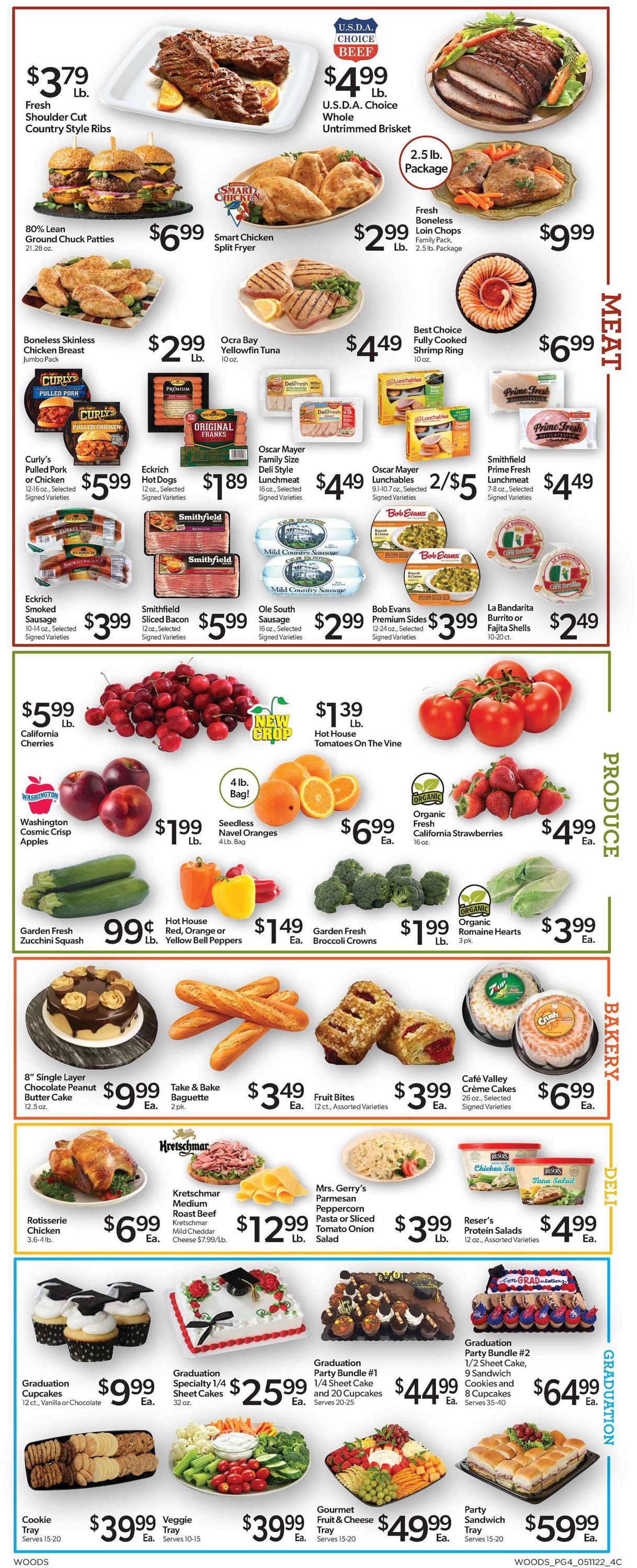 Woods Supermarket Weekly Ad Circular - valid 05/11-05/17/2022 (Page 4)