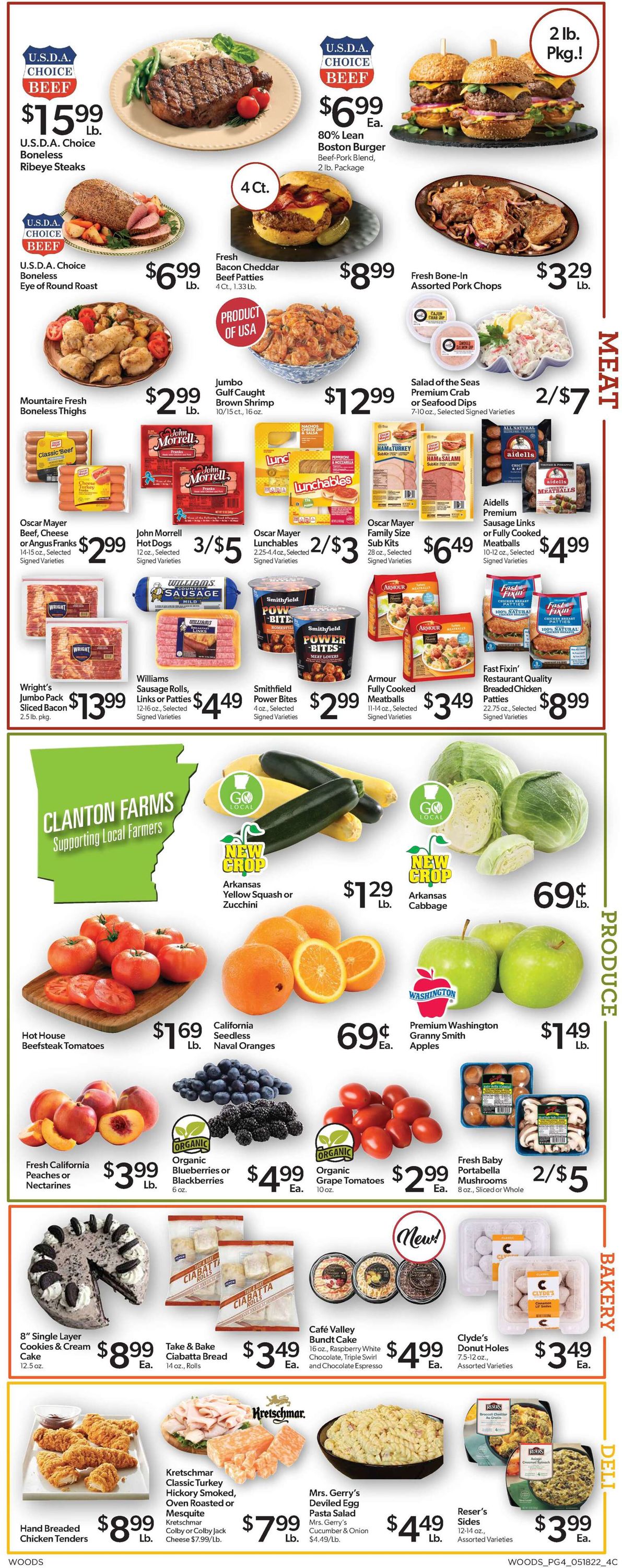 Woods Supermarket Weekly Ad Circular - valid 05/18-05/24/2022 (Page 4)