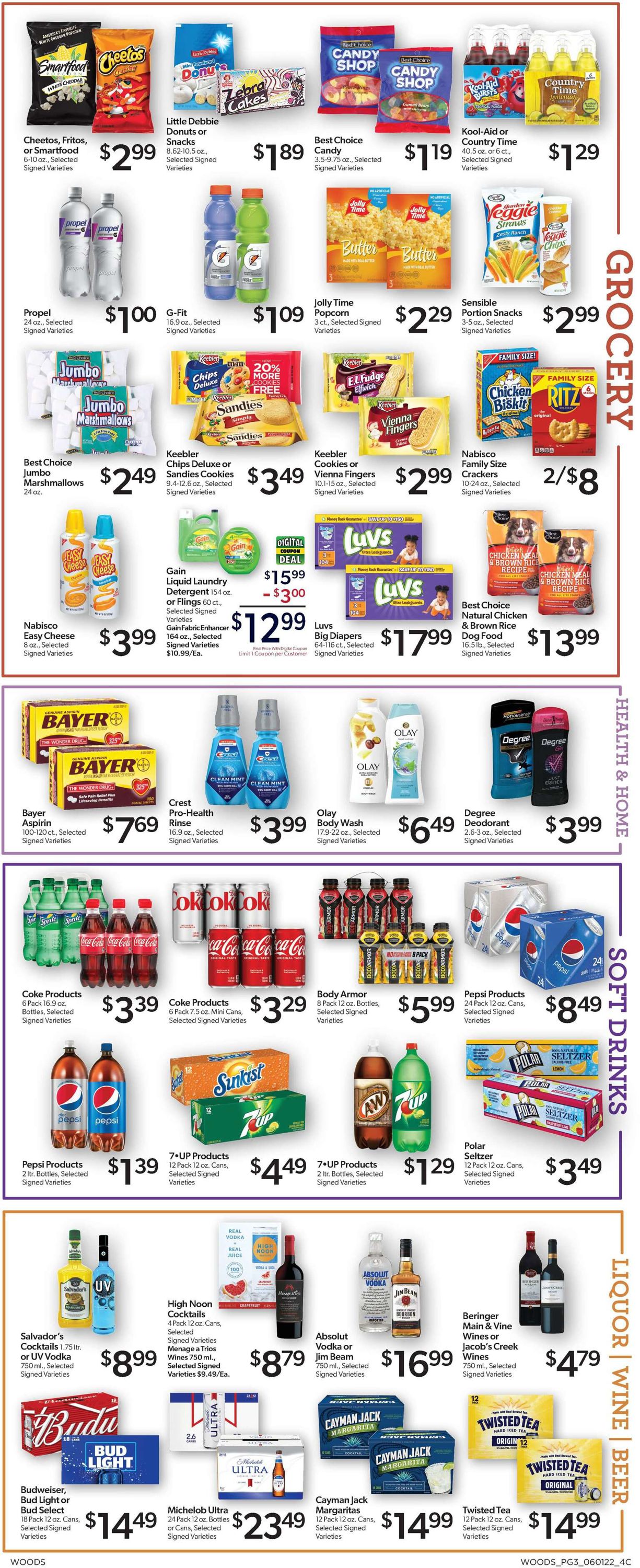 Woods Supermarket Weekly Ad Circular - valid 06/01-06/08/2022 (Page 3)