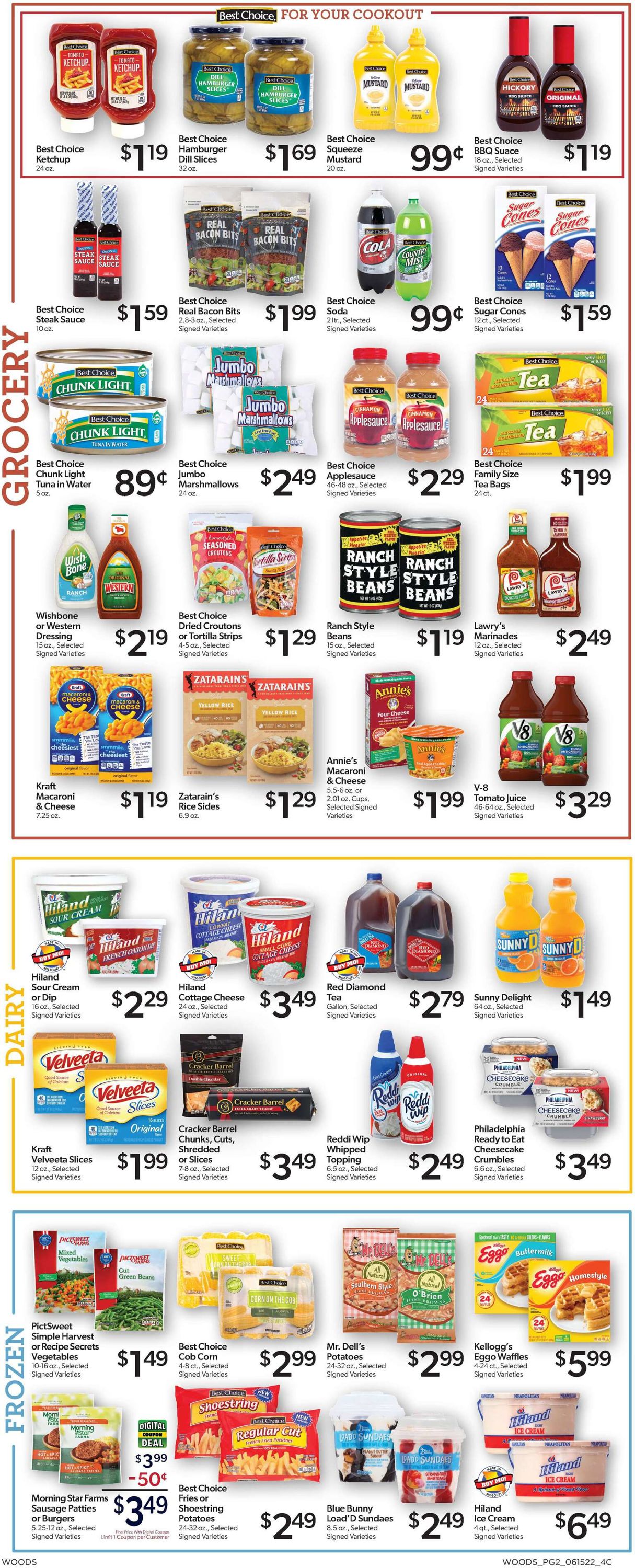 Woods Supermarket Weekly Ad Circular - valid 06/15-06/21/2022 (Page 2)