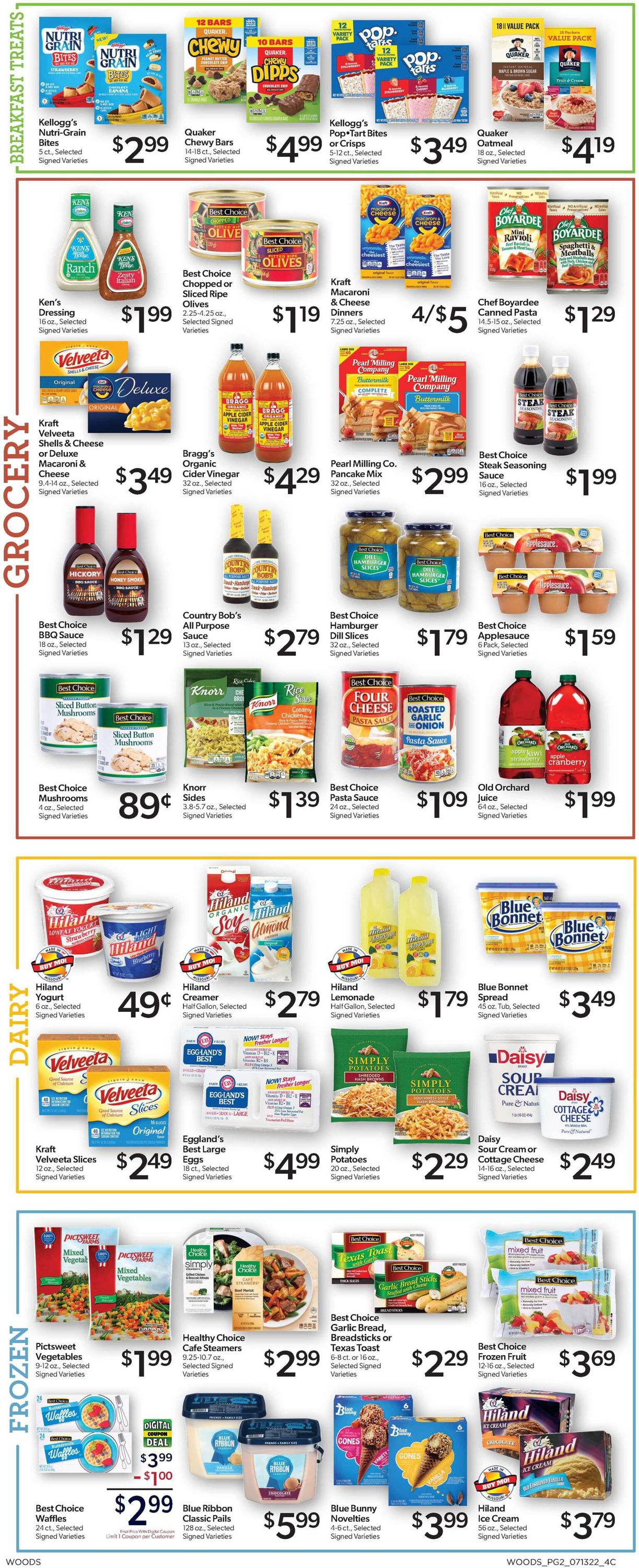 Woods Supermarket Weekly Ad Circular - valid 07/13-07/19/2022 (Page 2)