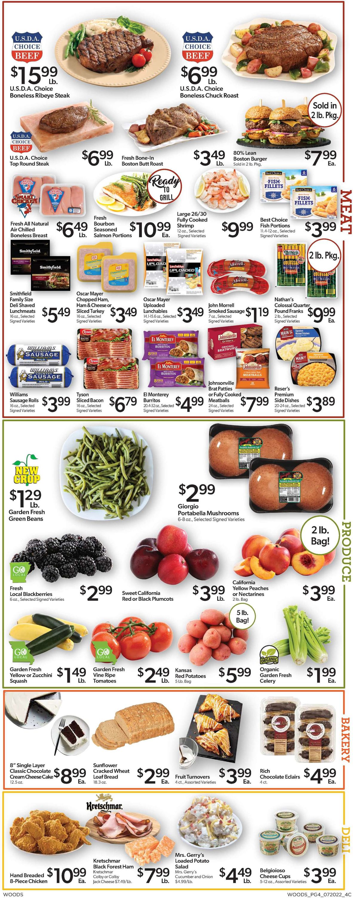 Woods Supermarket Weekly Ad Circular - valid 07/20-07/26/2022 (Page 4)