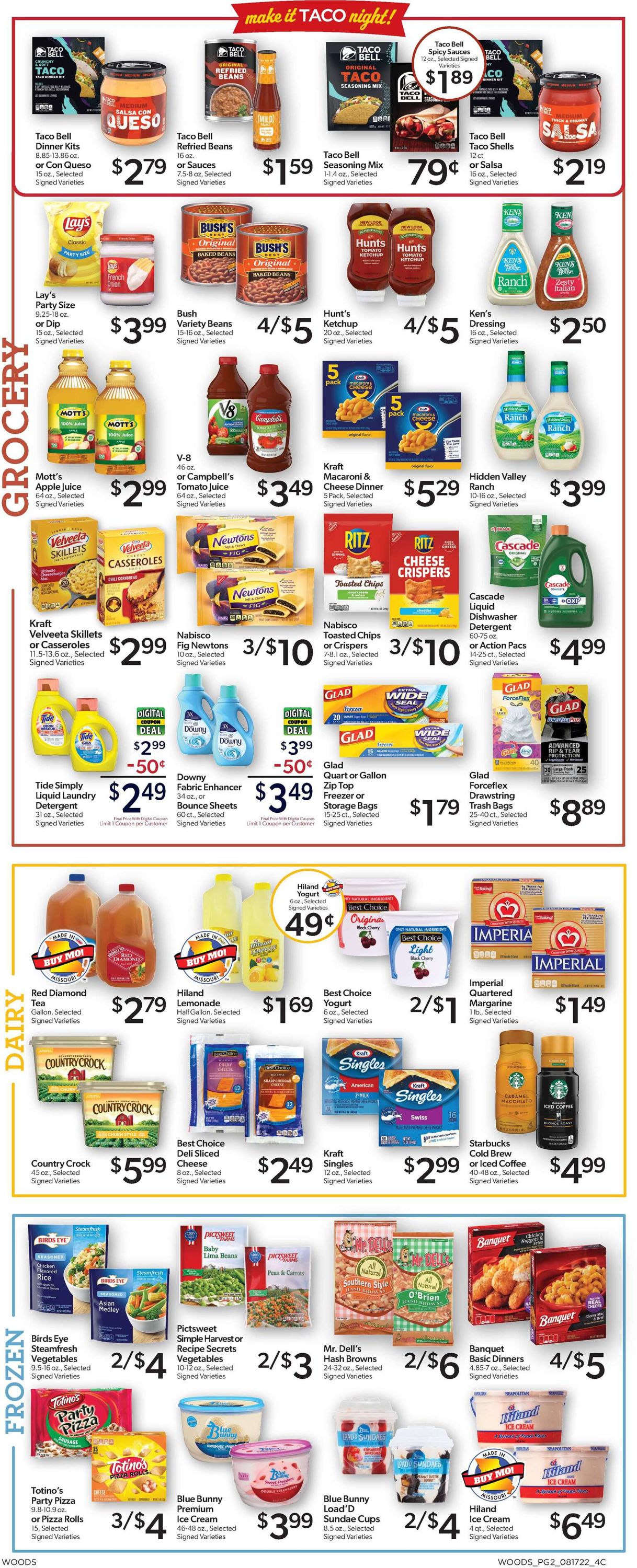 Woods Supermarket Weekly Ad Circular - valid 08/17-08/23/2022 (Page 2)