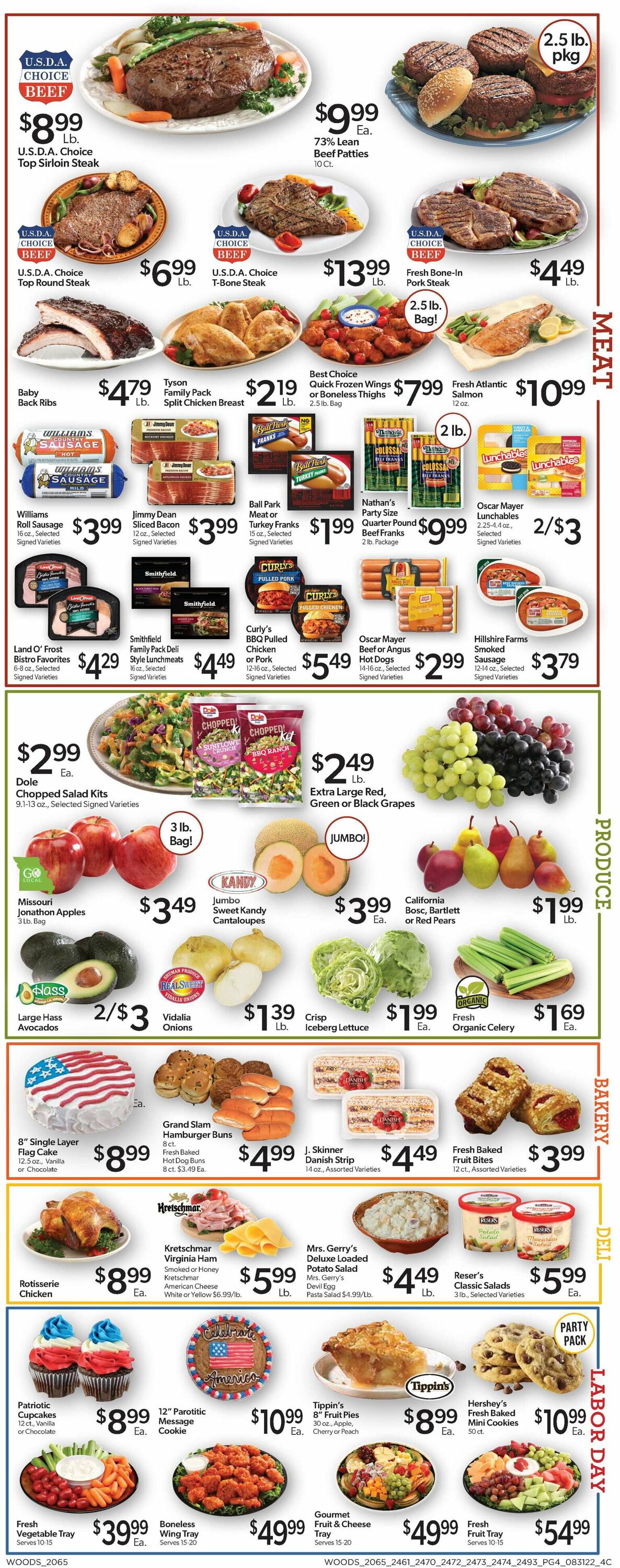 Woods Supermarket Weekly Ad Circular - valid 08/31-09/06/2022 (Page 4)