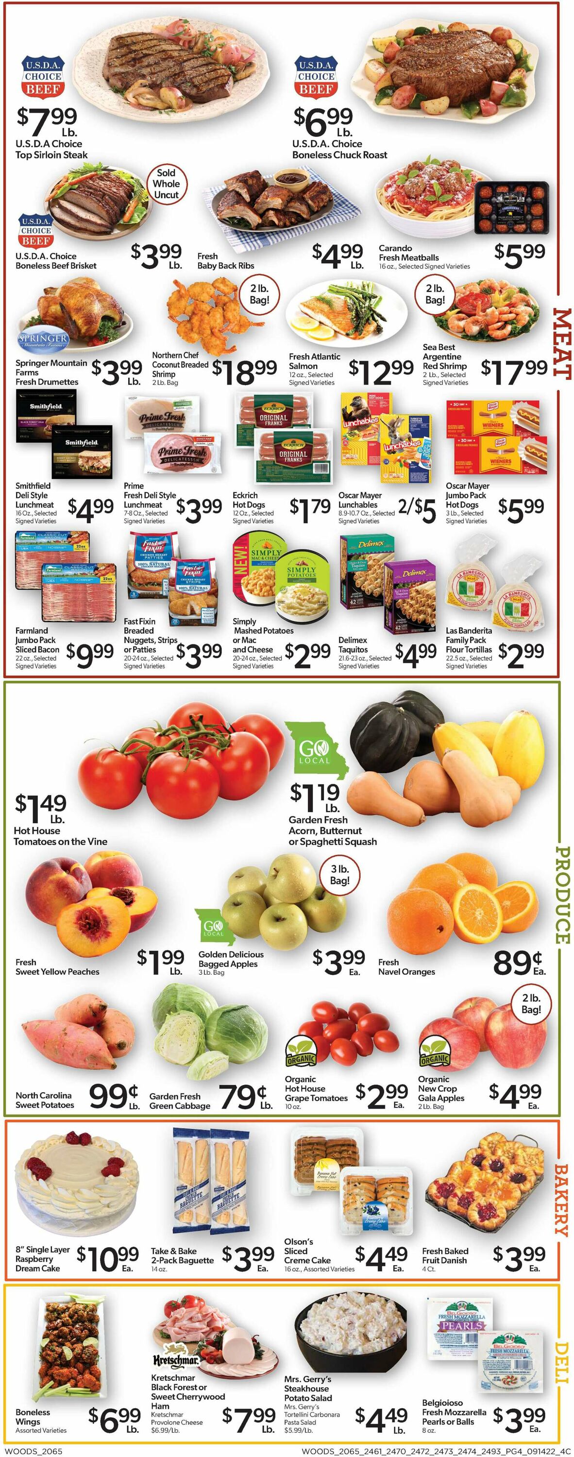 Woods Supermarket Weekly Ad Circular - valid 09/14-09/20/2022 (Page 4)