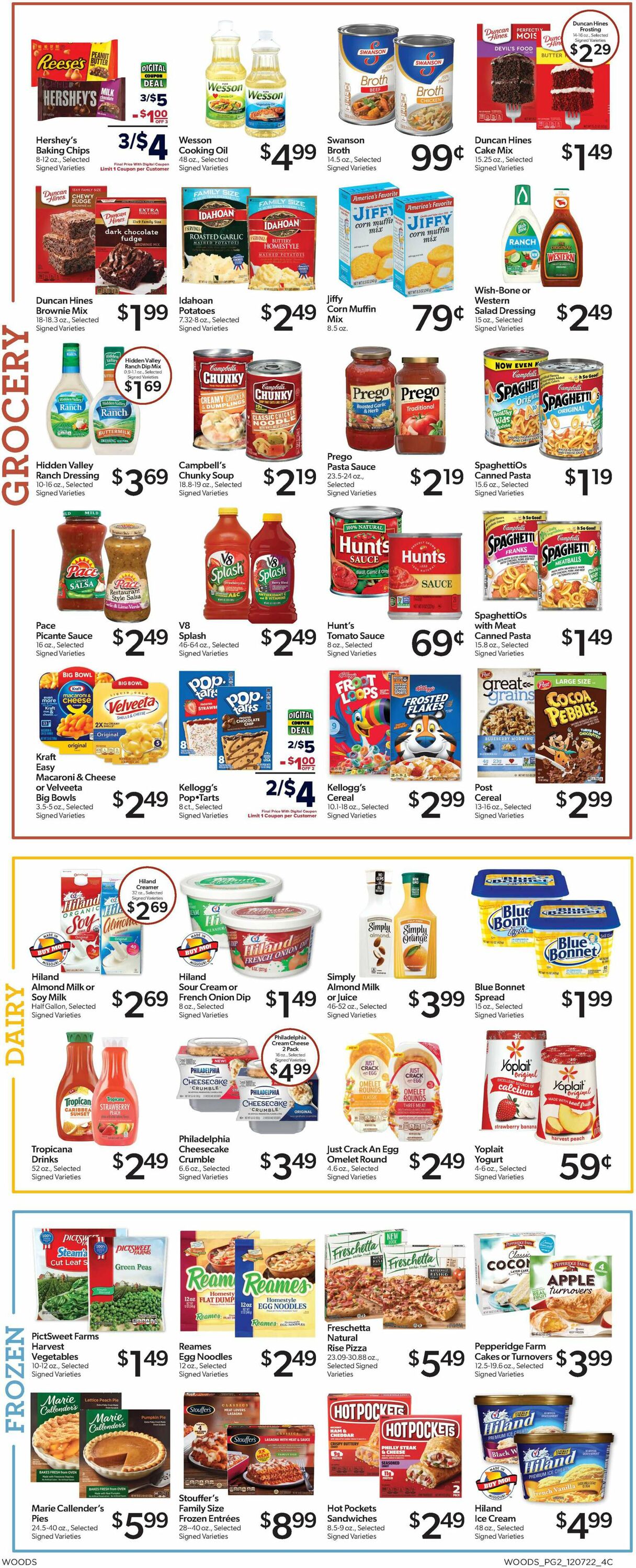 Woods Supermarket Weekly Ad Circular - valid 12/07-12/13/2022 (Page 2)