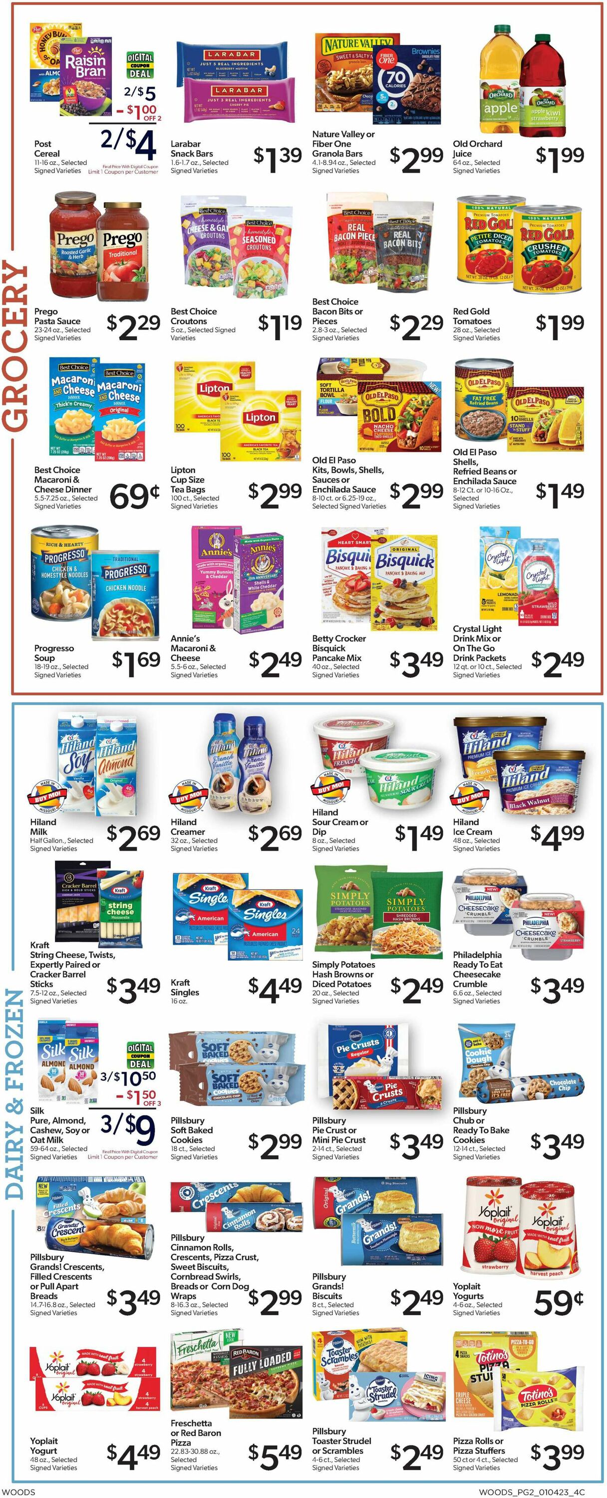 Woods Supermarket Weekly Ad Circular - valid 01/04-01/10/2023 (Page 2)