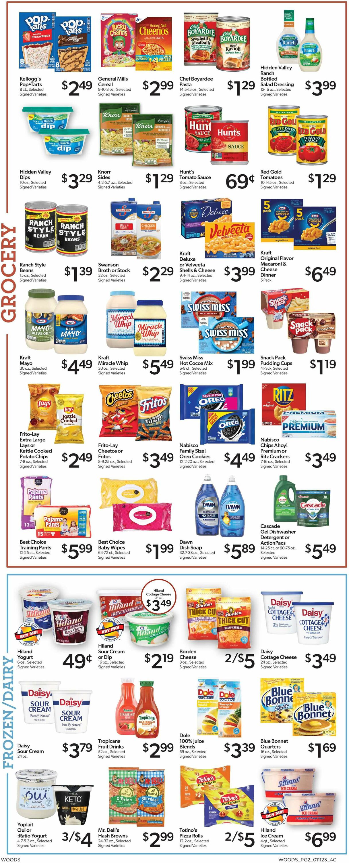 Woods Supermarket Weekly Ad Circular - valid 01/11-01/17/2023 (Page 2)