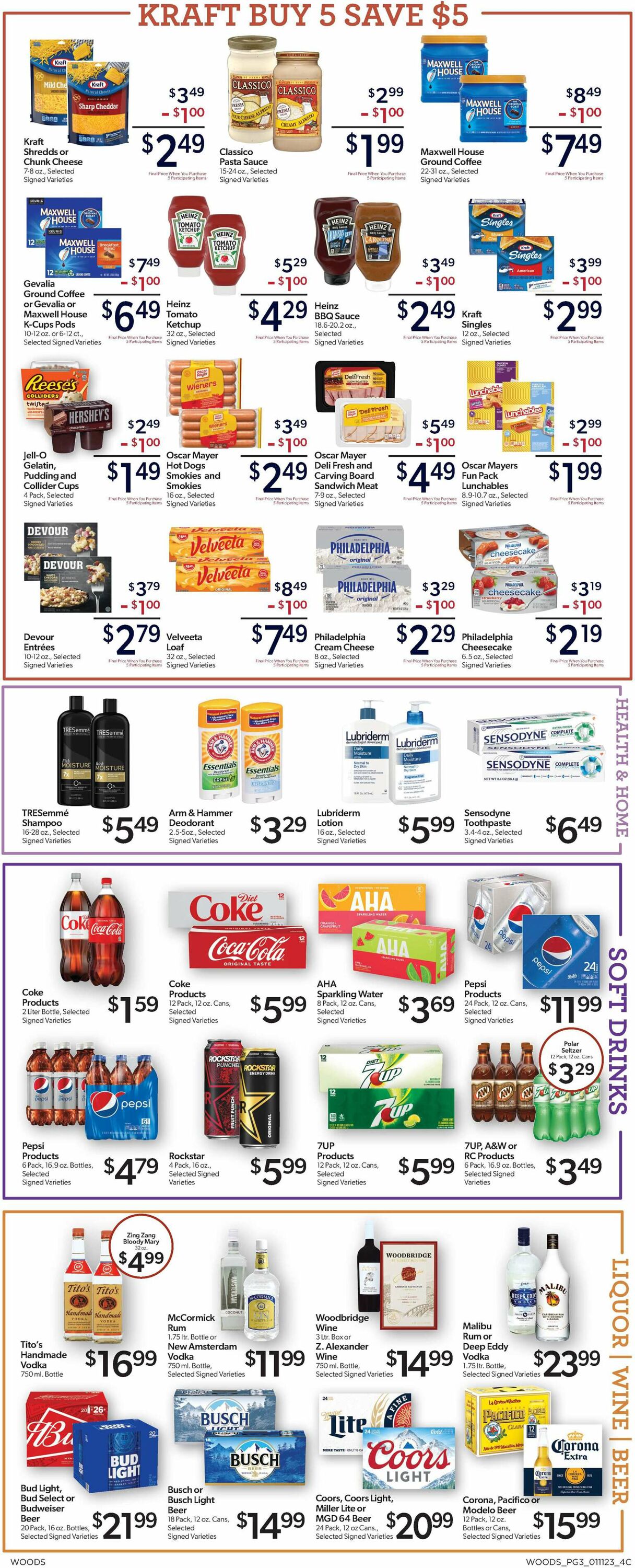 Woods Supermarket Weekly Ad Circular - valid 01/11-01/17/2023 (Page 3)