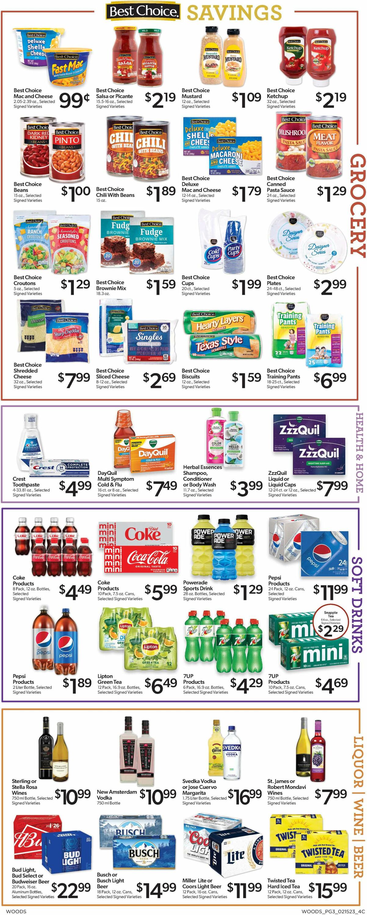 Woods Supermarket Weekly Ad Circular - valid 02/15-02/21/2023 (Page 3)