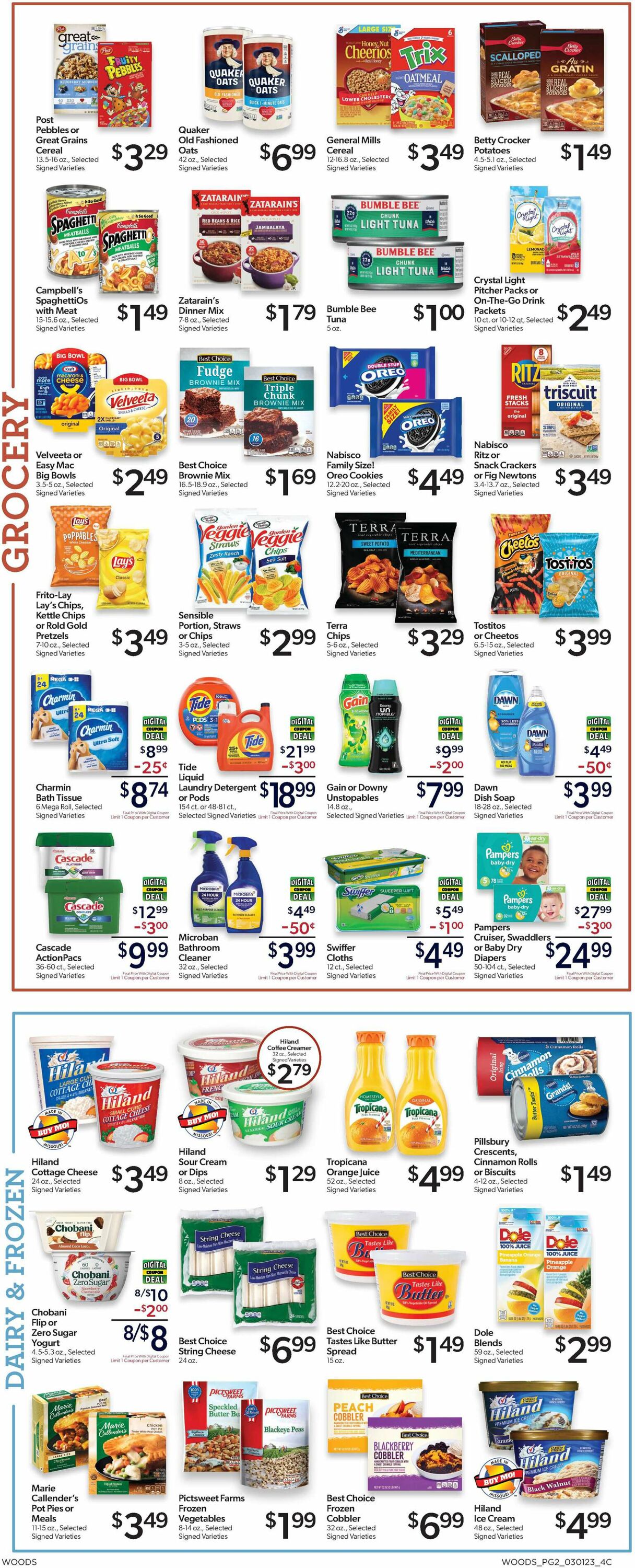 Woods Supermarket Weekly Ad Circular - valid 03/01-03/07/2023 (Page 2)