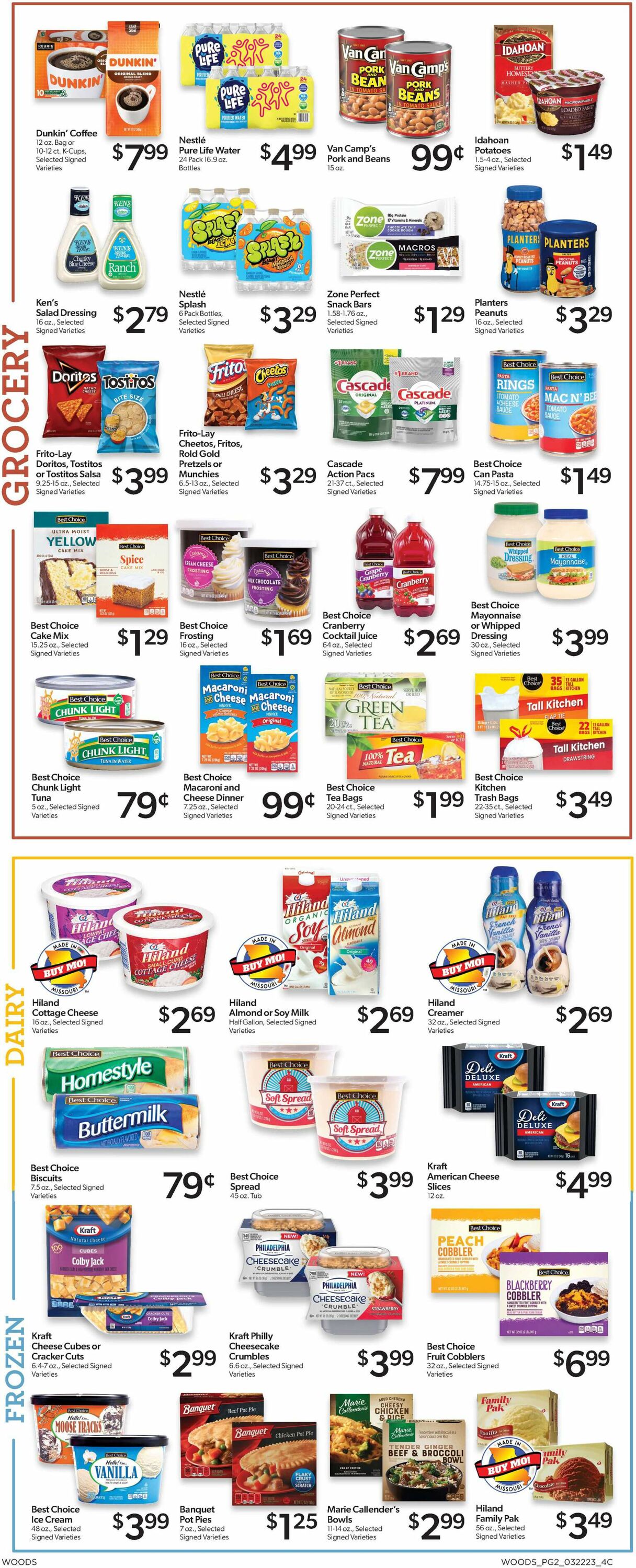 Woods Supermarket Weekly Ad Circular - valid 03/22-03/28/2023 (Page 2)