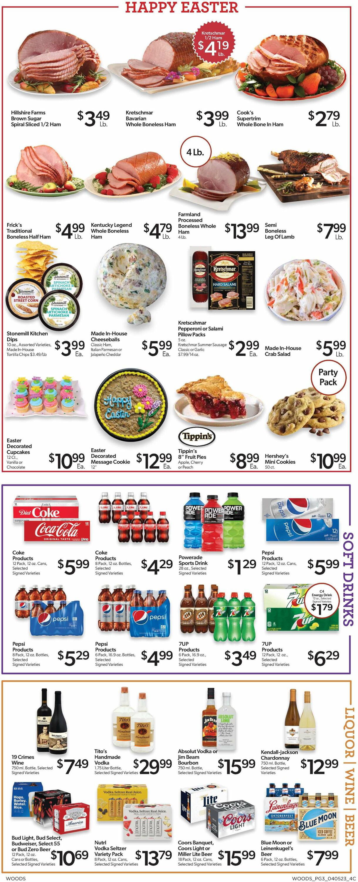 Woods Supermarket Weekly Ad Circular - valid 04/05-04/11/2023 (Page 3)