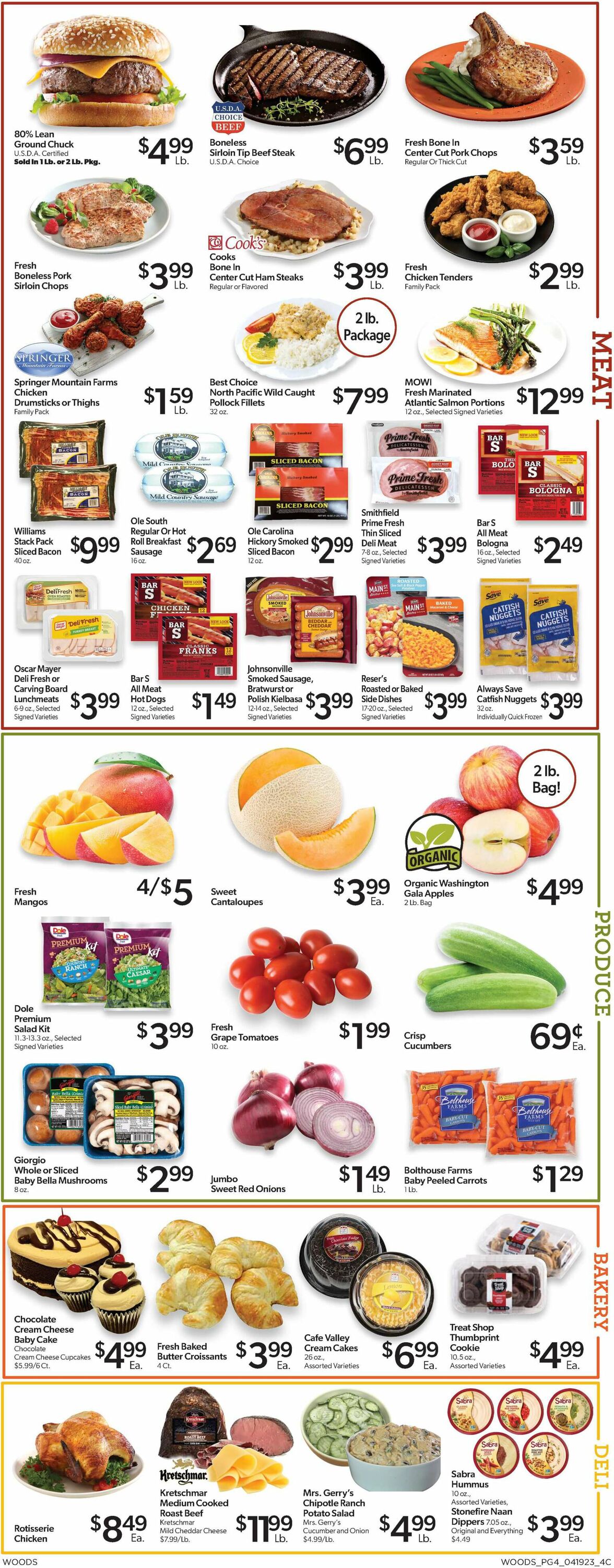 Woods Supermarket Weekly Ad Circular - valid 04/19-04/25/2023 (Page 4)