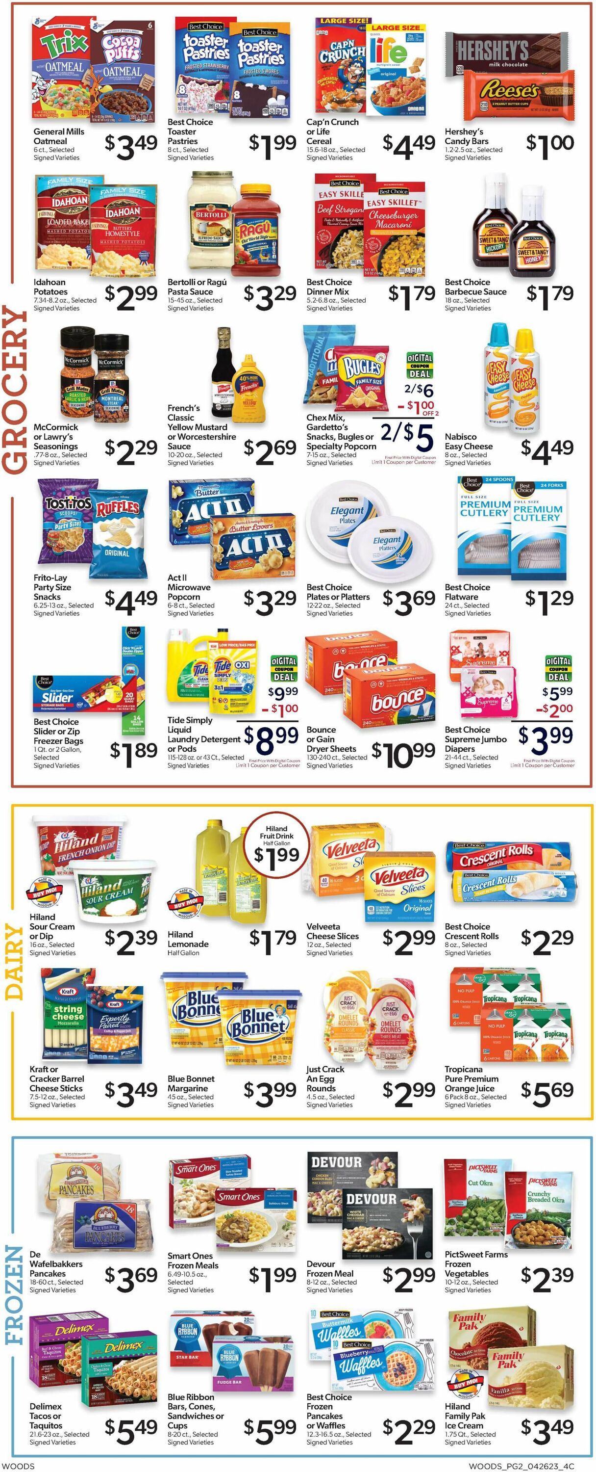 Woods Supermarket Weekly Ad Circular - valid 04/26-05/02/2023 (Page 2)