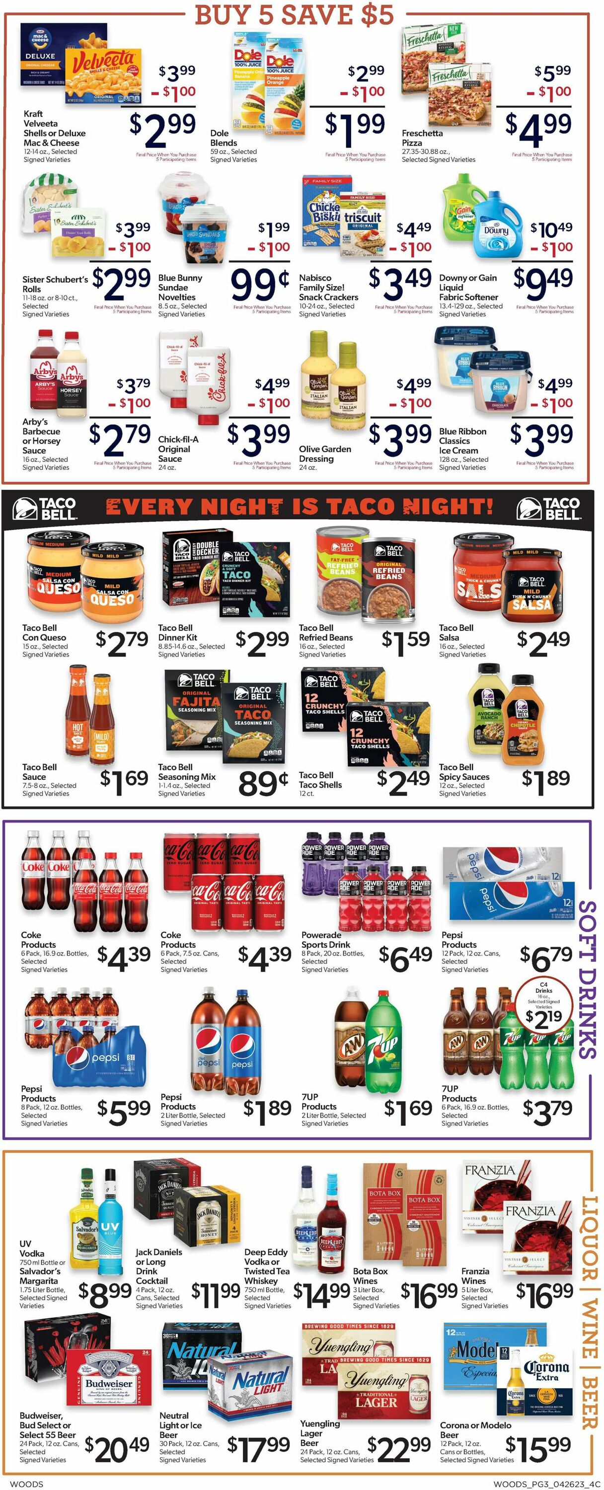 Woods Supermarket Weekly Ad Circular - valid 04/26-05/02/2023 (Page 3)
