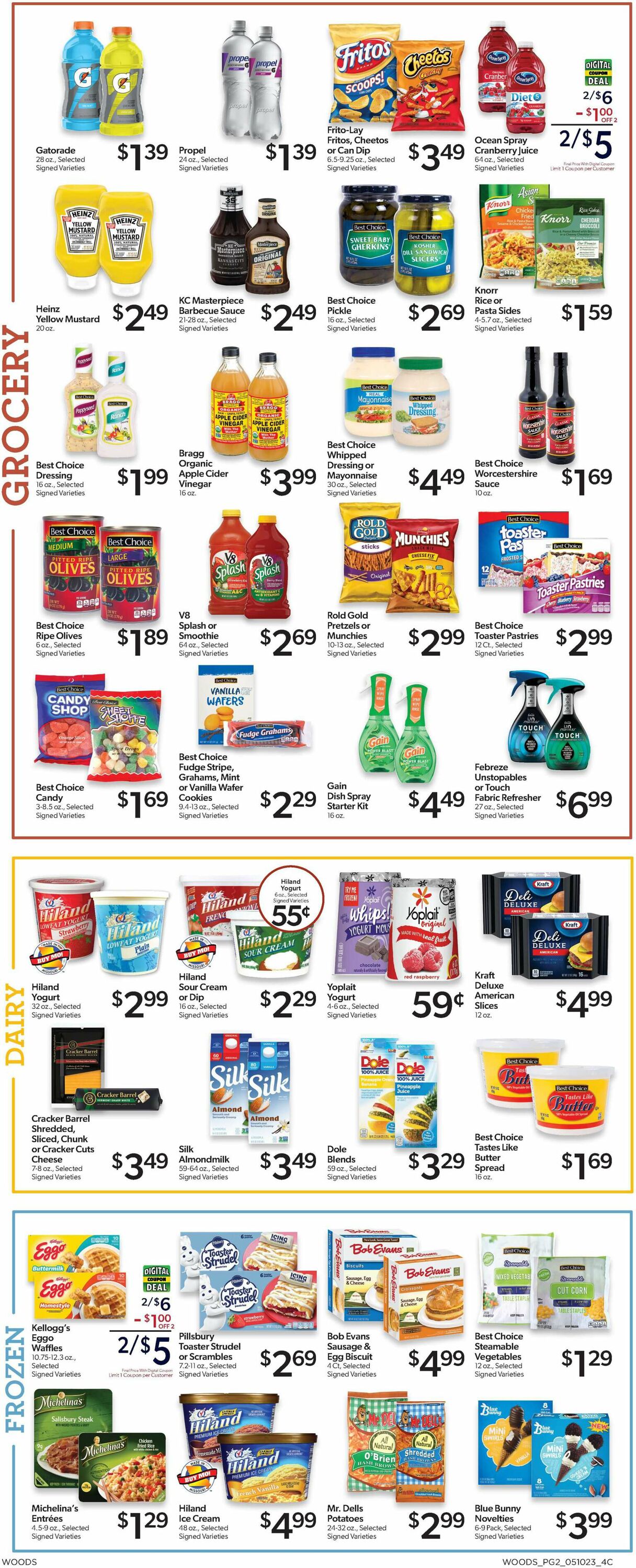 Woods Supermarket Weekly Ad Circular - valid 05/10-05/16/2023 (Page 2)