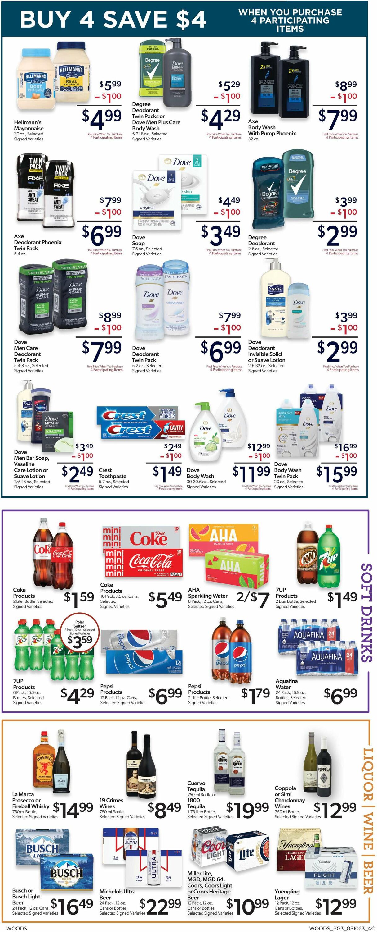Woods Supermarket Weekly Ad Circular - valid 05/10-05/16/2023 (Page 3)