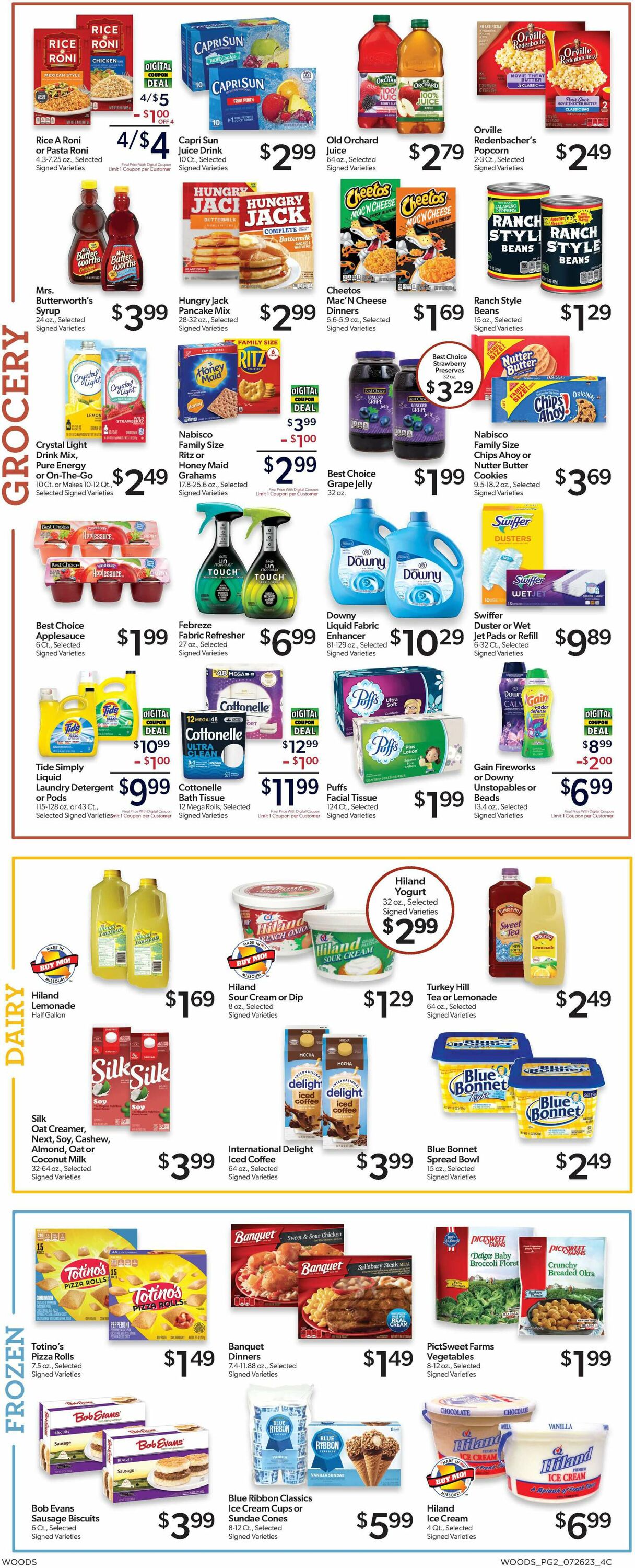 Woods Supermarket Weekly Ad Circular - valid 07/26-08/01/2023 (Page 2)