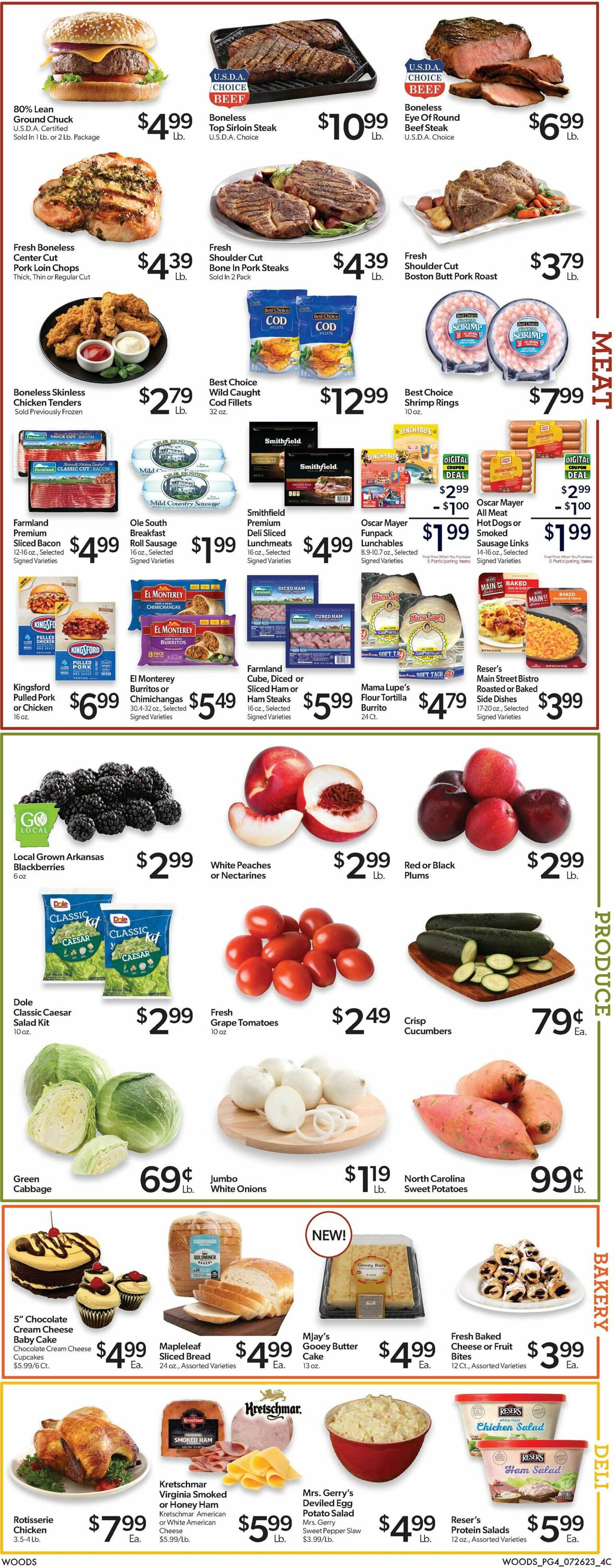 Woods Supermarket Weekly Ad Circular - valid 07/26-08/01/2023 (Page 4)