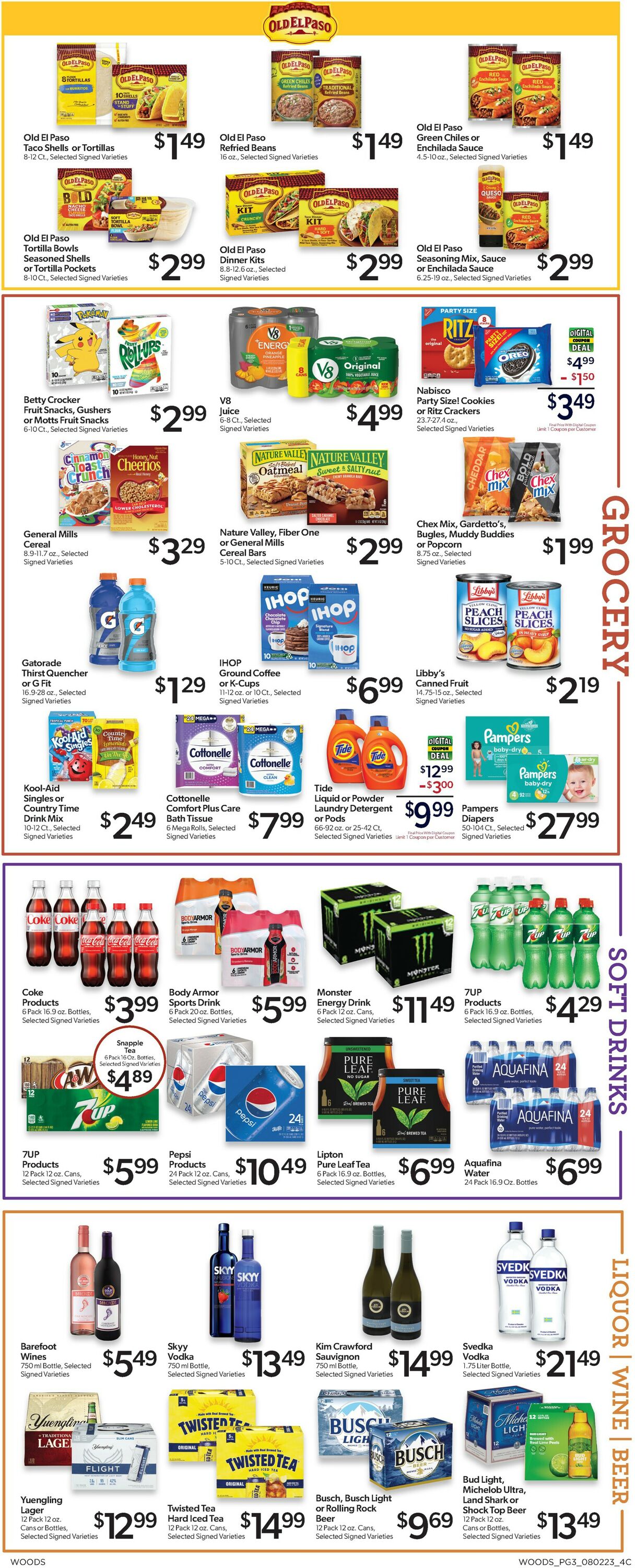 Woods Supermarket Weekly Ad Circular - valid 08/02-08/08/2023 (Page 3)