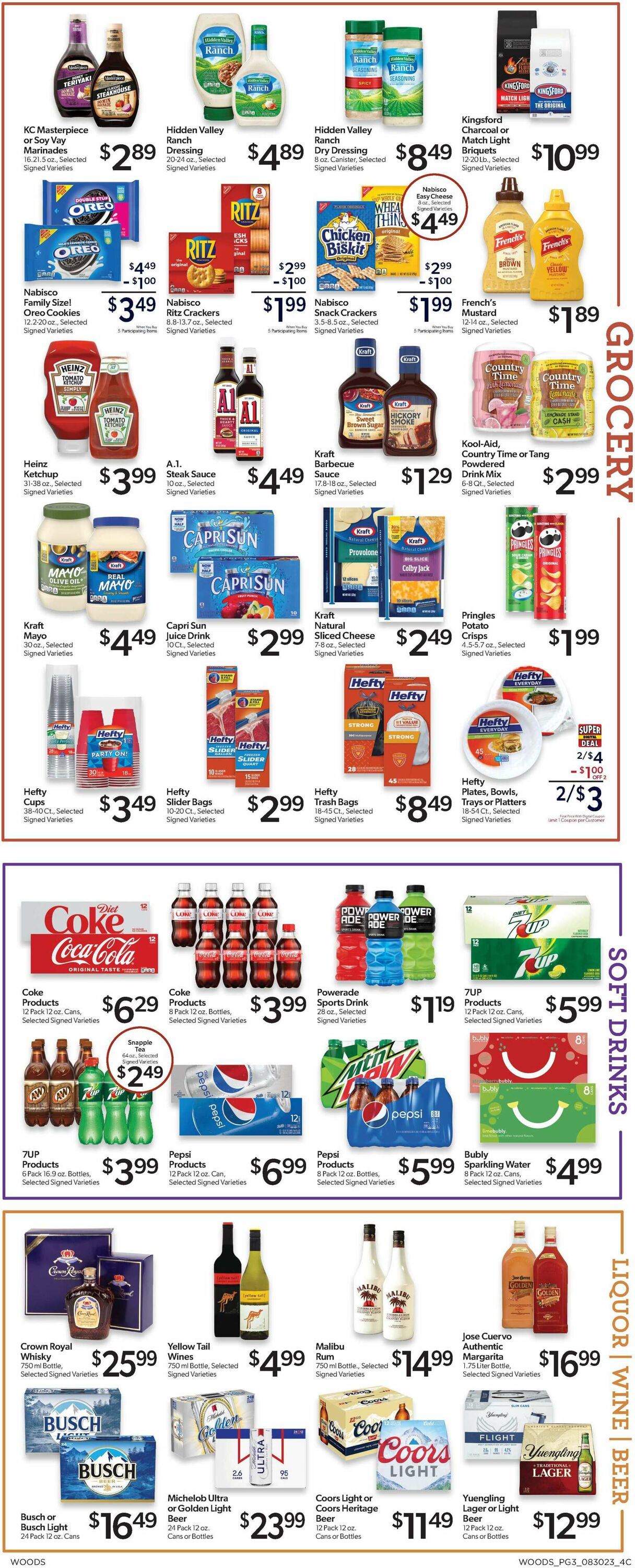 Woods Supermarket Weekly Ad Circular - valid 08/30-09/05/2023 (Page 3)