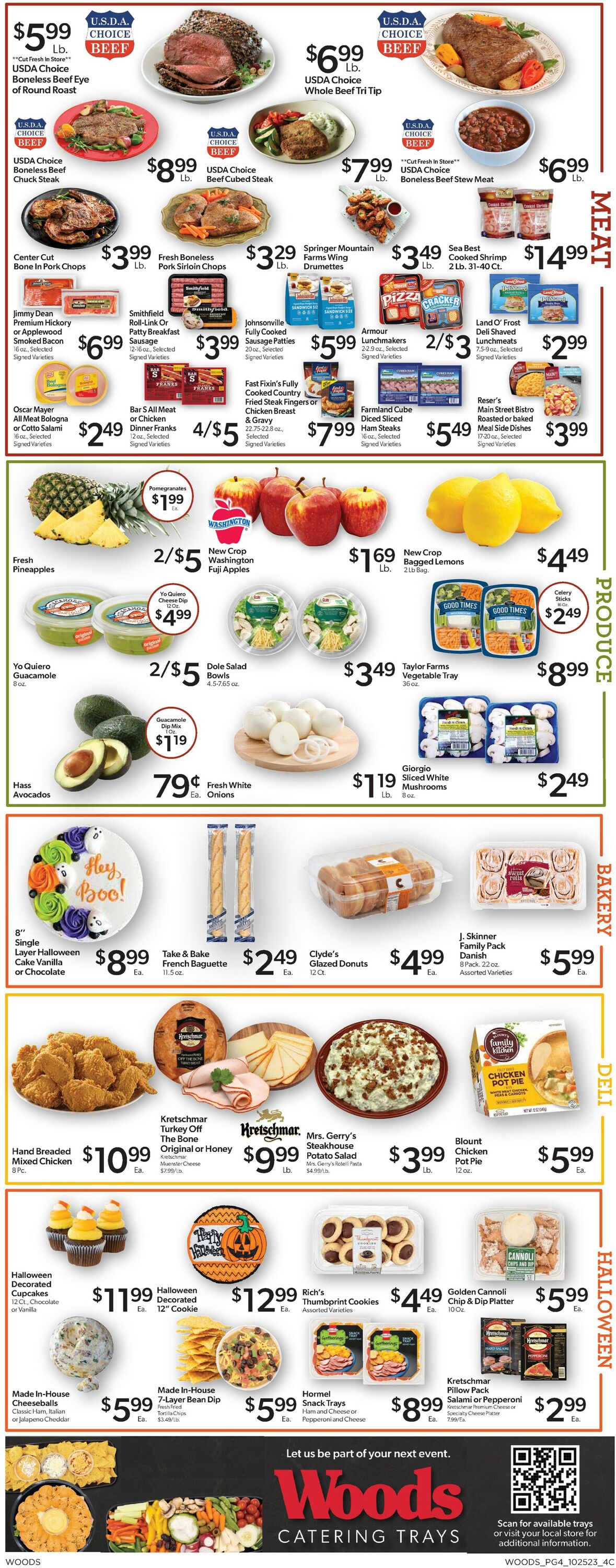 Woods Supermarket Weekly Ad Circular - valid 10/25-11/01/2023 (Page 4)