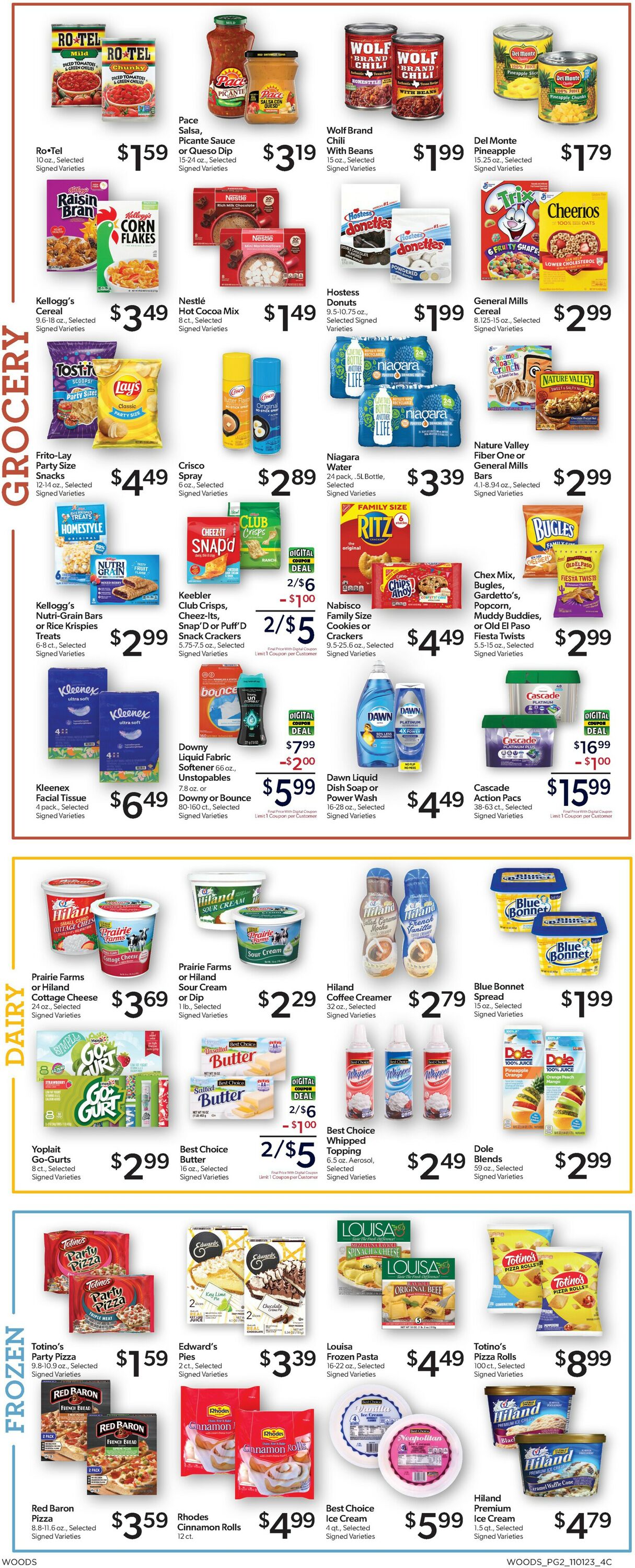 Woods Supermarket Weekly Ad Circular - valid 11/01-11/07/2023 (Page 2)