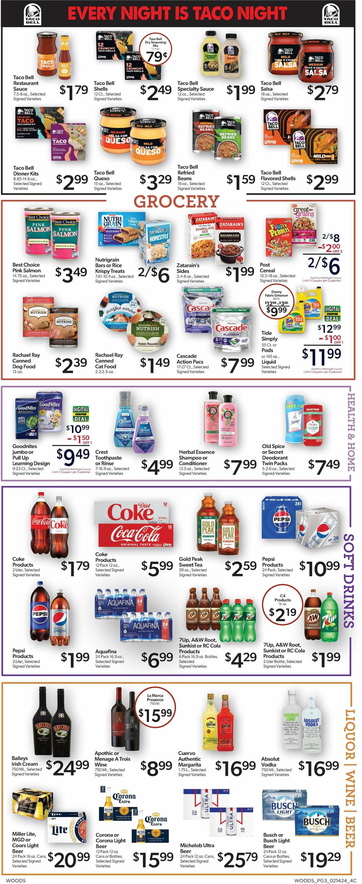 Woods Supermarket Weekly Ad Circular - valid 02/14-02/20/2024 (Page 3)
