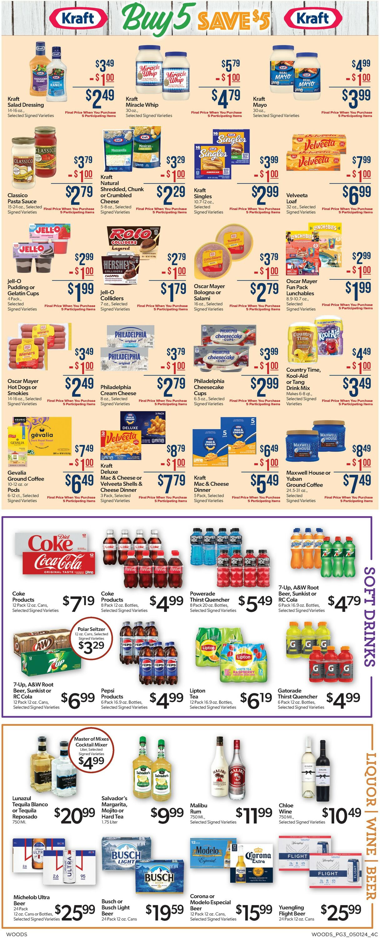Woods Supermarket Weekly Ad Circular - valid 05/01-05/07/2024 (Page 3)