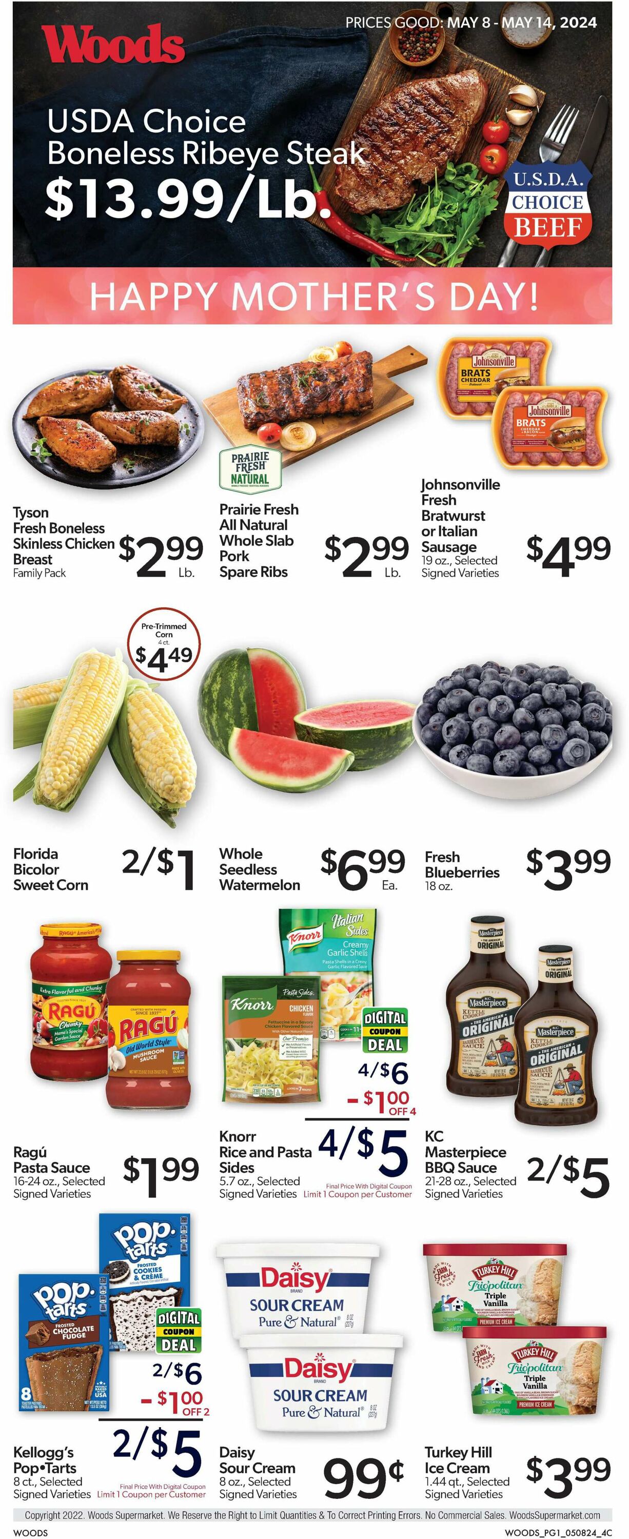 Woods Supermarket Weekly Ad Circular - valid 05/08-05/14/2024