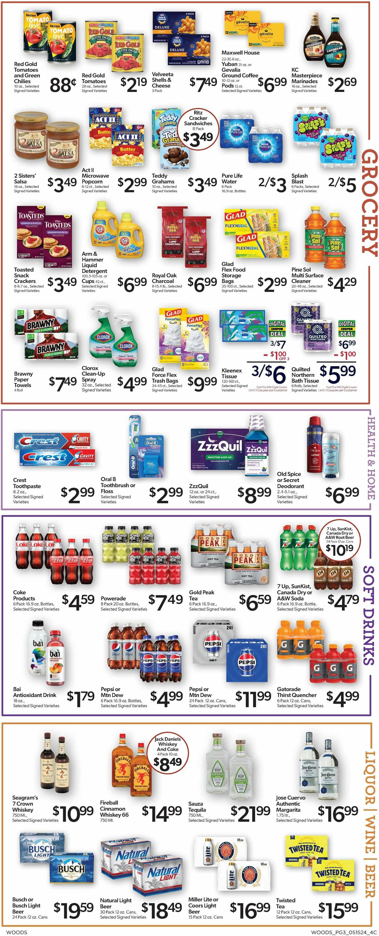 Woods Supermarket Weekly Ad Circular - valid 05/15-05/21/2024 (Page 3)