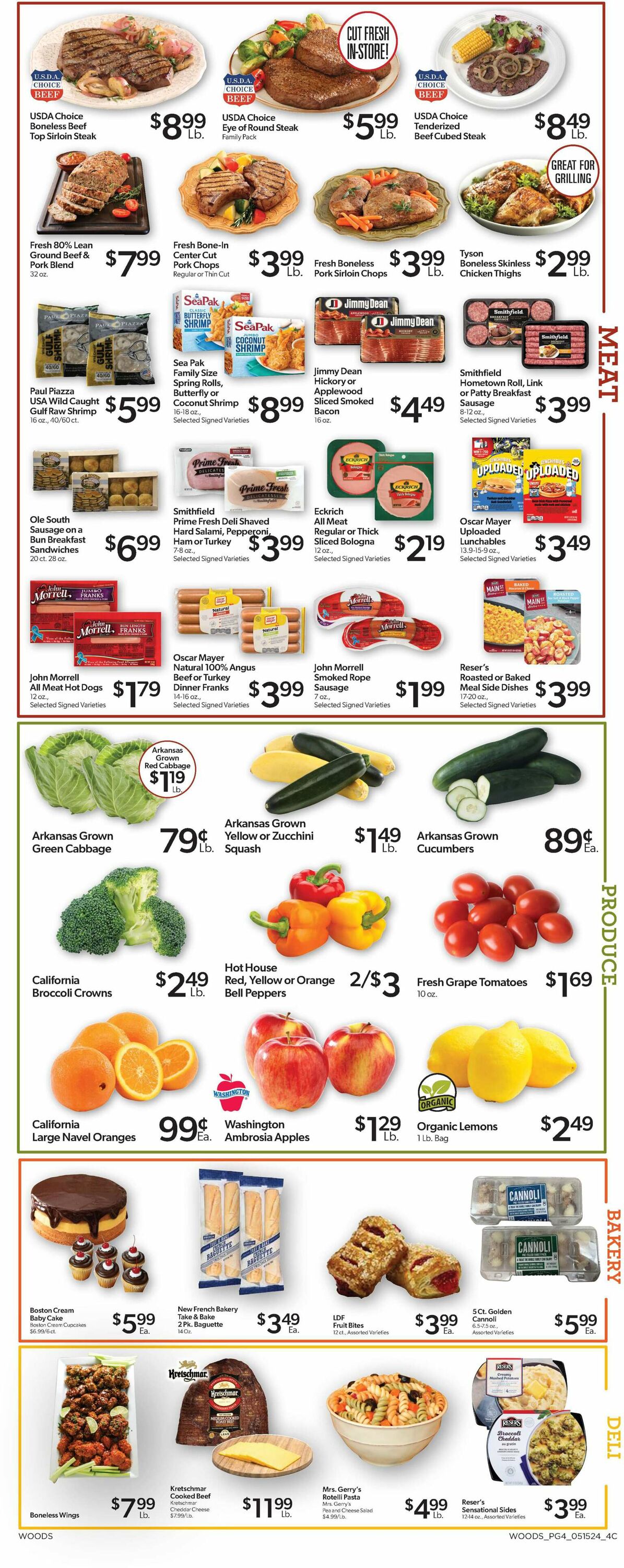 Woods Supermarket Weekly Ad Circular - valid 05/15-05/21/2024 (Page 4)