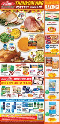 Acme Fresh Market - Thanksgiving Ad 2021