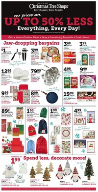 Christmas Tree Shops Holiday ad 2020