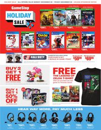 Game Stop Holiday Sale 2020