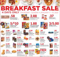 HyVee Breakfast Sale 2021