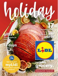 Lidl - Holidays Ad 2019