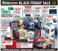 O'Reilly Auto Parts - Black Friday Sale Ad 2019
