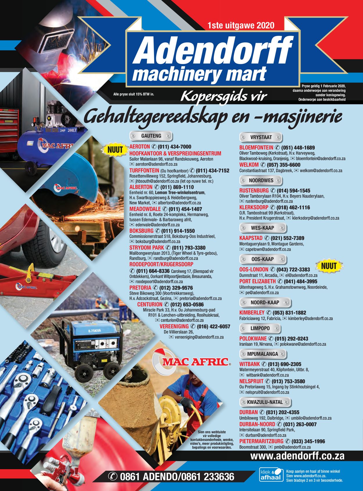 Adendorff Machinery Mart Catalogue - 2020/02/01-2020/07/01