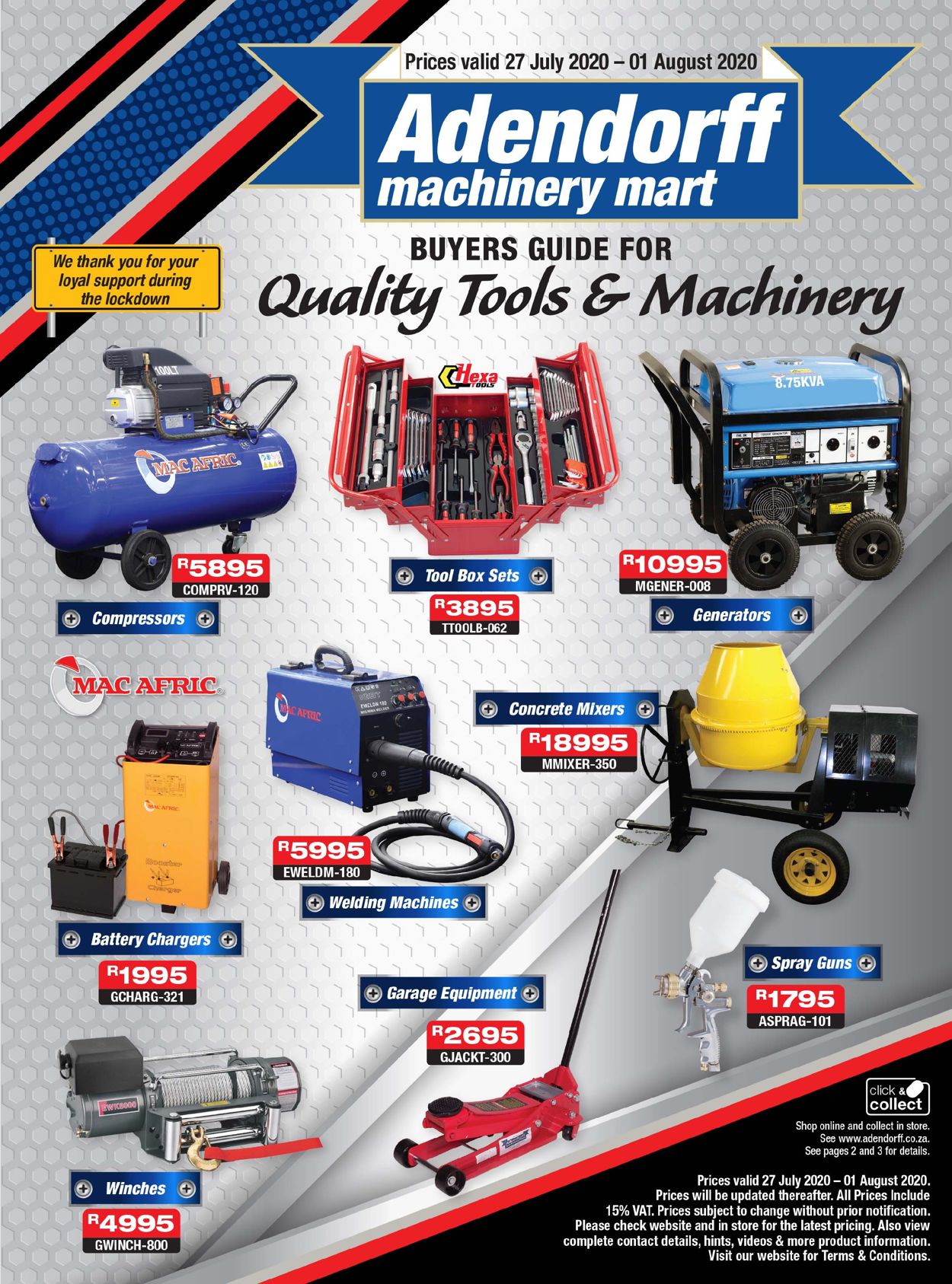 Adendorff Machinery Mart Catalogue - 2020/07/27-2020/08/01