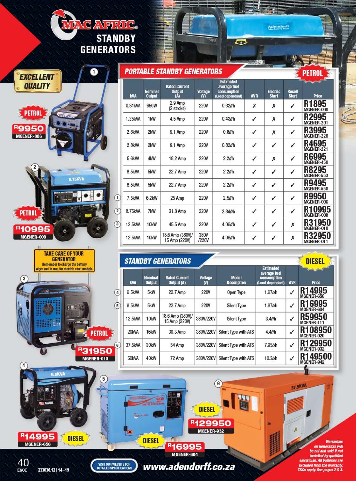 Adendorff Machinery Mart Catalogue - 2020/09/14-2020/09/19 (Page 44)