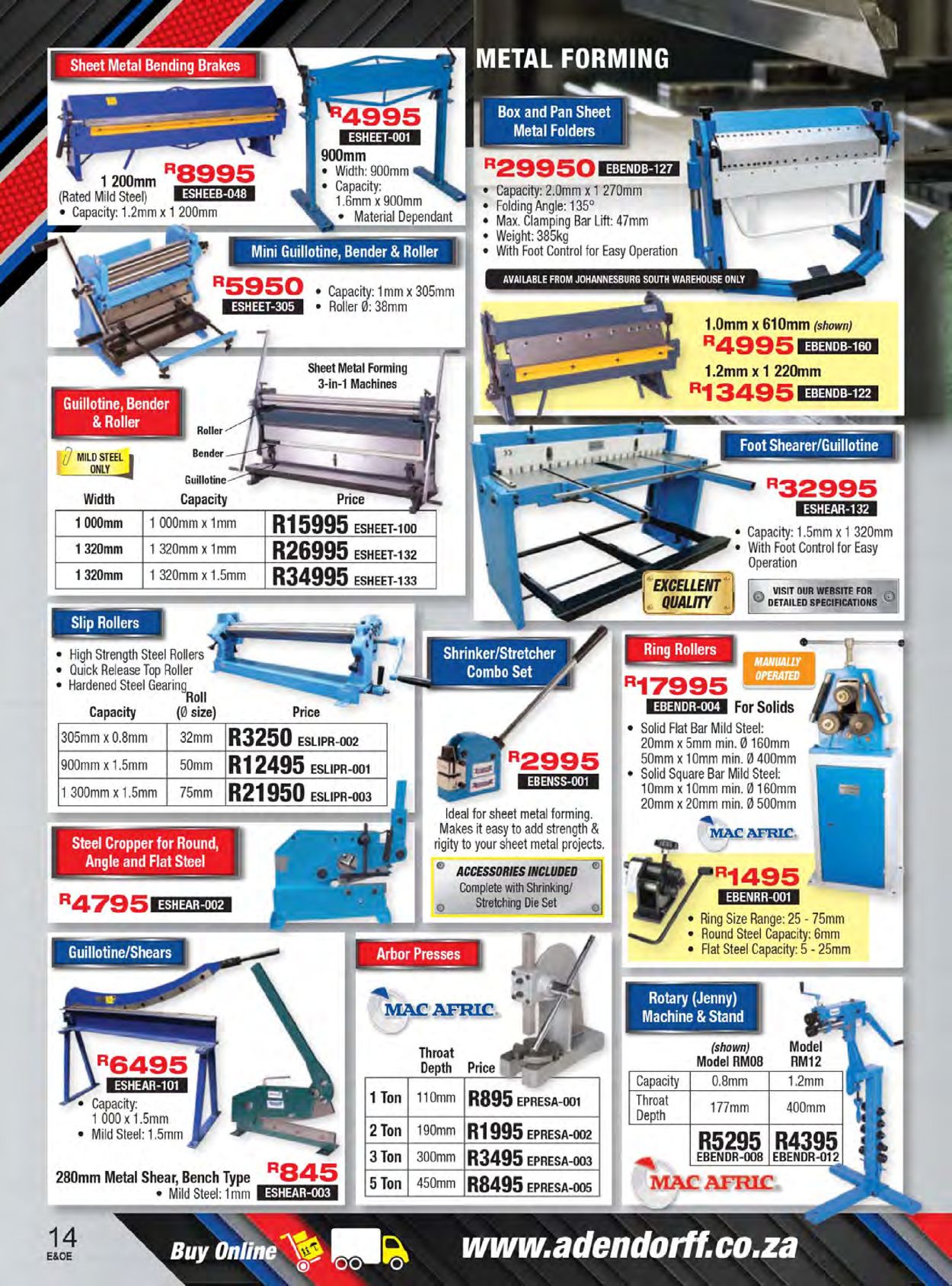 Adendorff Machinery Mart Catalogue - 2020/11/01-2020/11/14 (Page 14)